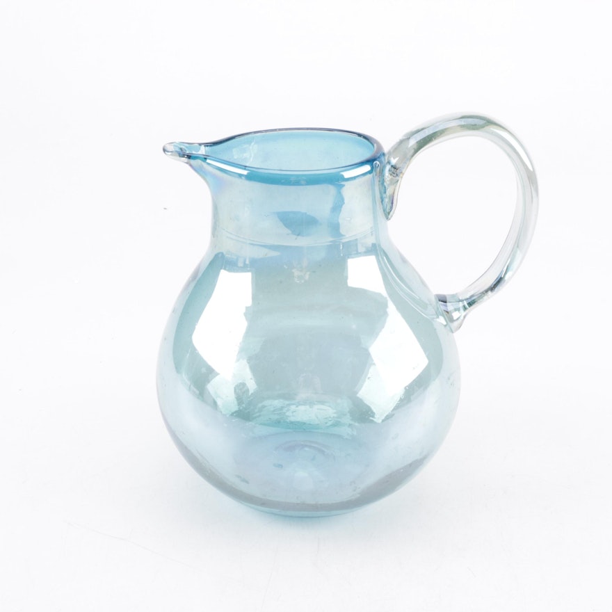 Carnival Glass Pitcher