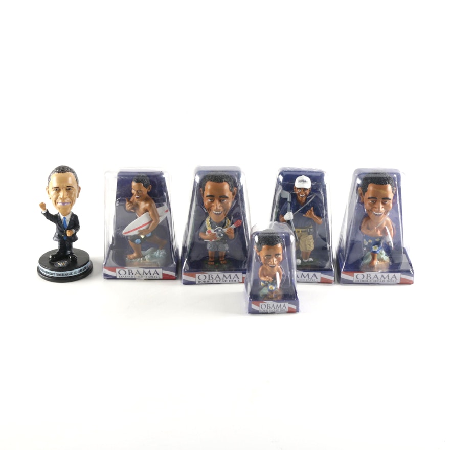 Obama Dashboard and Bobble-Head Dolls