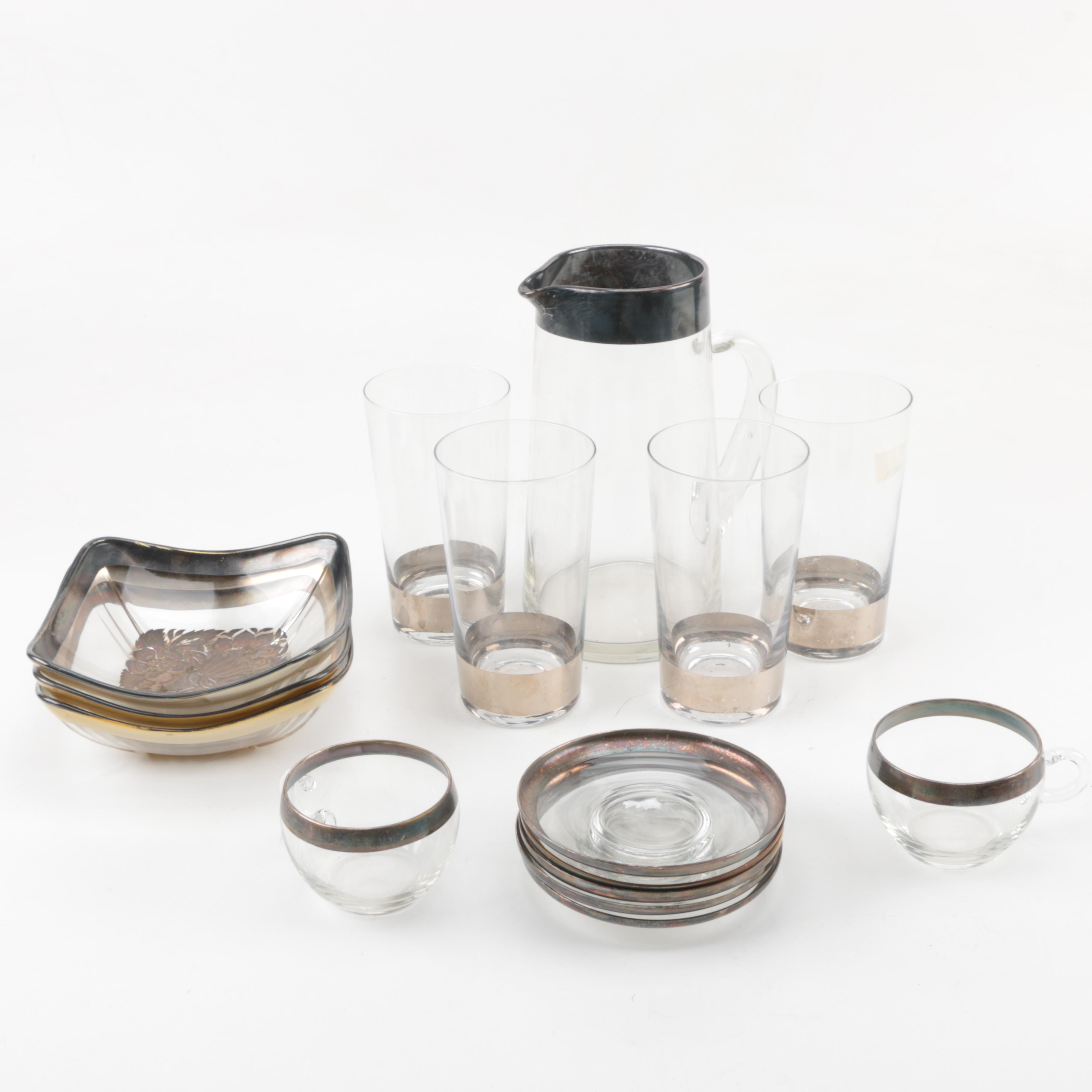 Vintage Modern Glassware, Including Georges Briard and Dorothy Thorpe