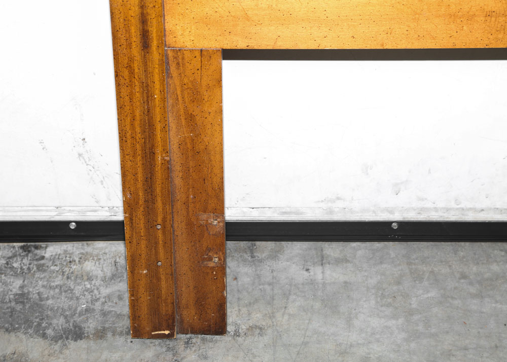 Asian Inspired Queen Size Maple Headboard