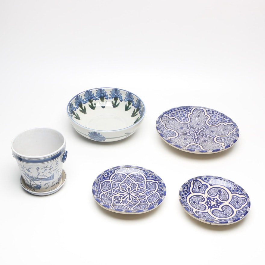Blue on White Ceramic Collection
