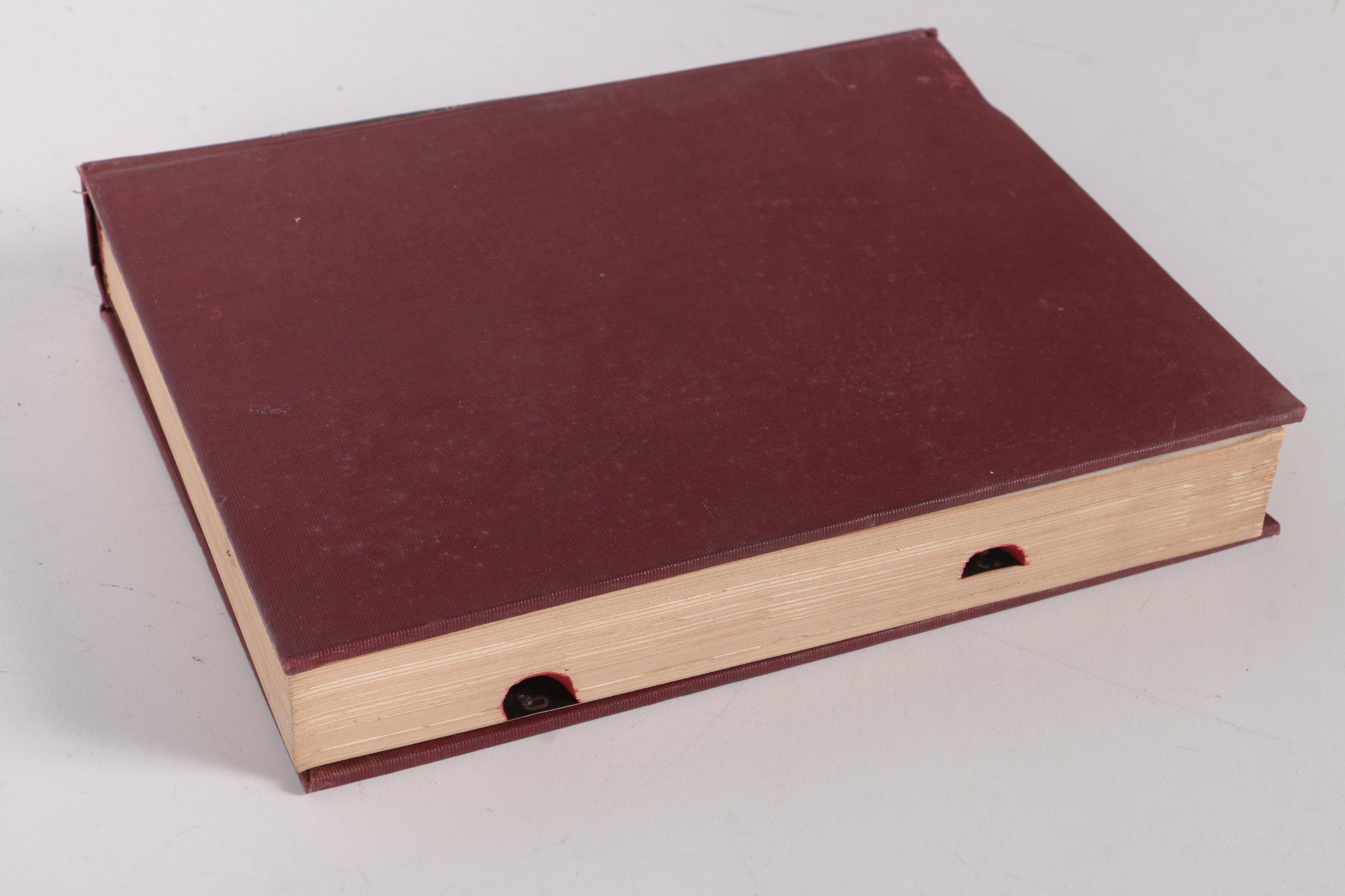 1921 "Winston's Cumulative Loose-Leaf Encyclopedia" in Ten Volumes