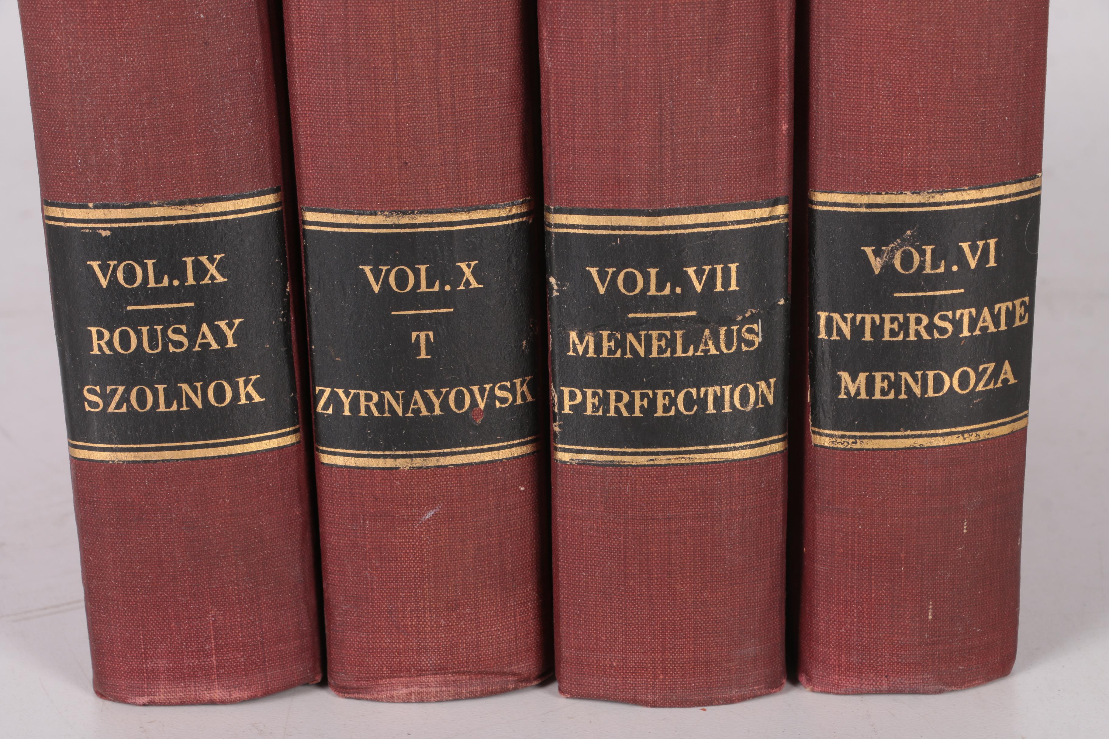1921 "Winston's Cumulative Loose-Leaf Encyclopedia" in Ten Volumes