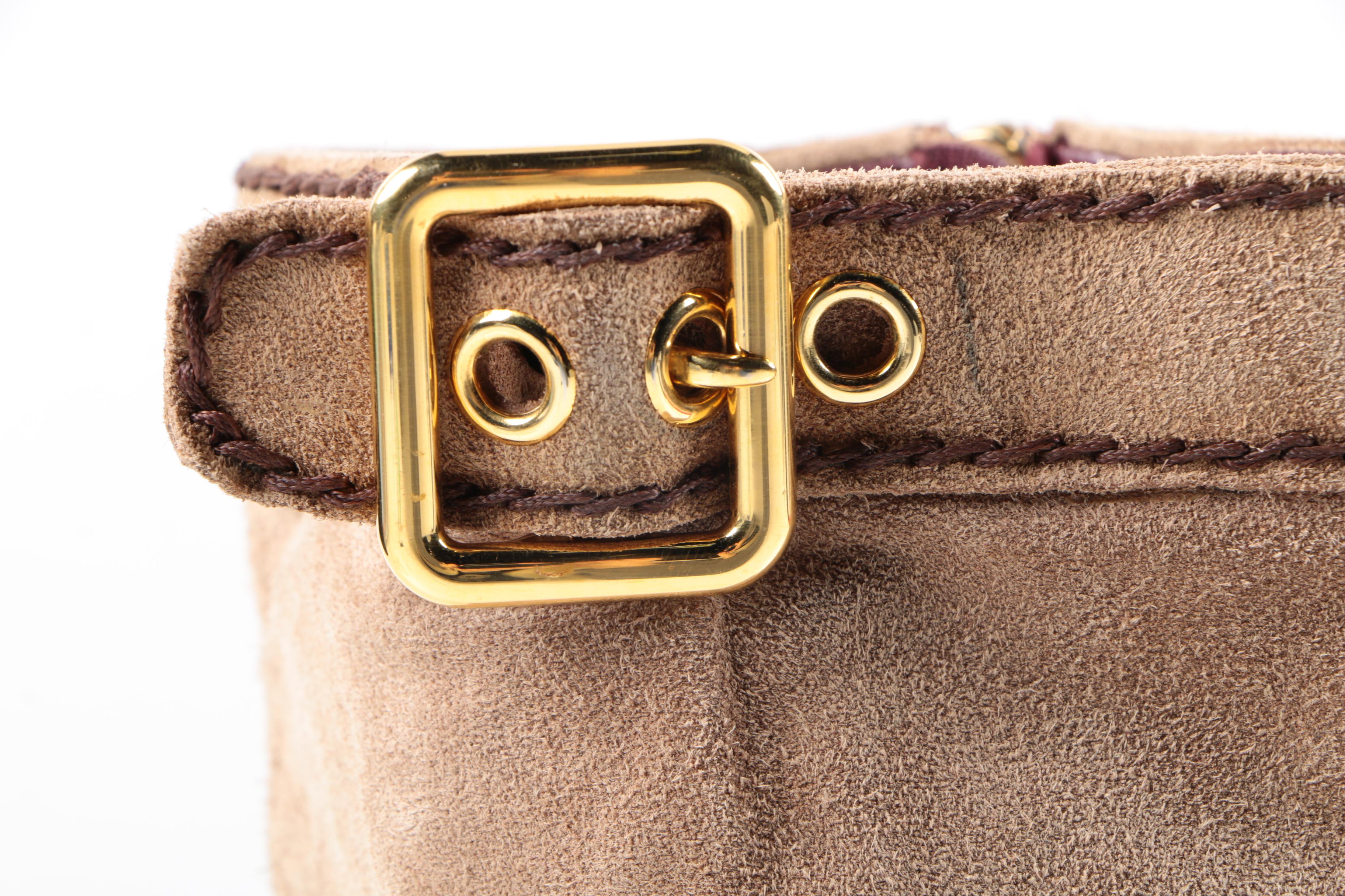 Prada Tan Suede Boots