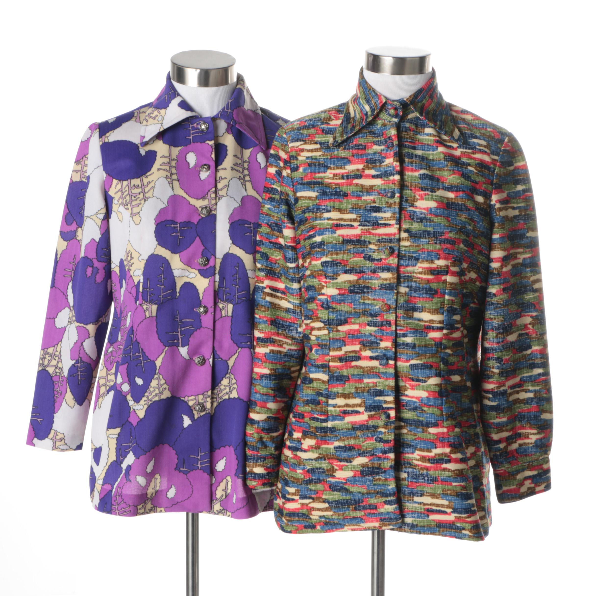 Women's Circa 1970s Vintage Button-Down Shirts