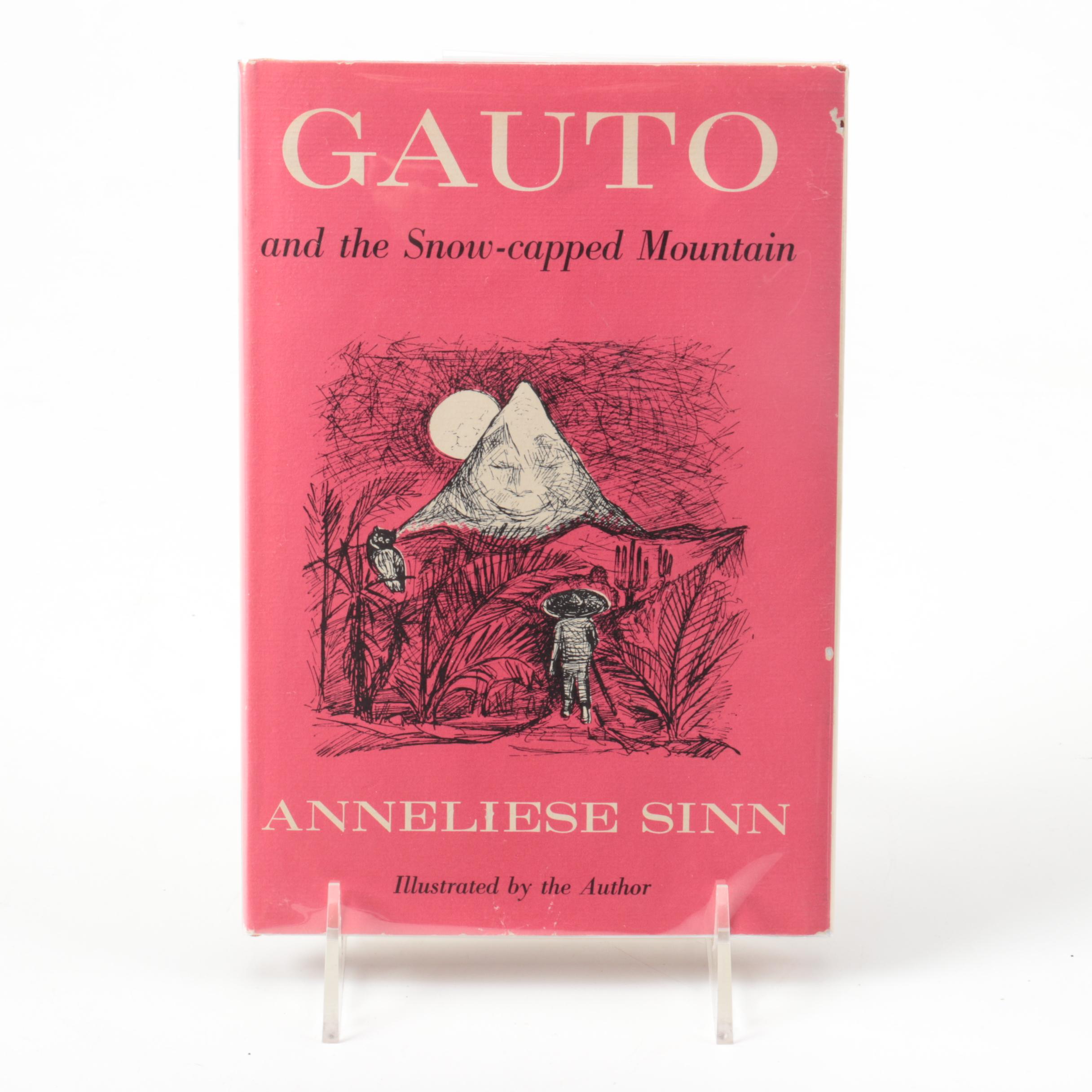 1960 Signed First Edition "Gauto and The Snow-Capped Mountain" by Anneliese Sinn
