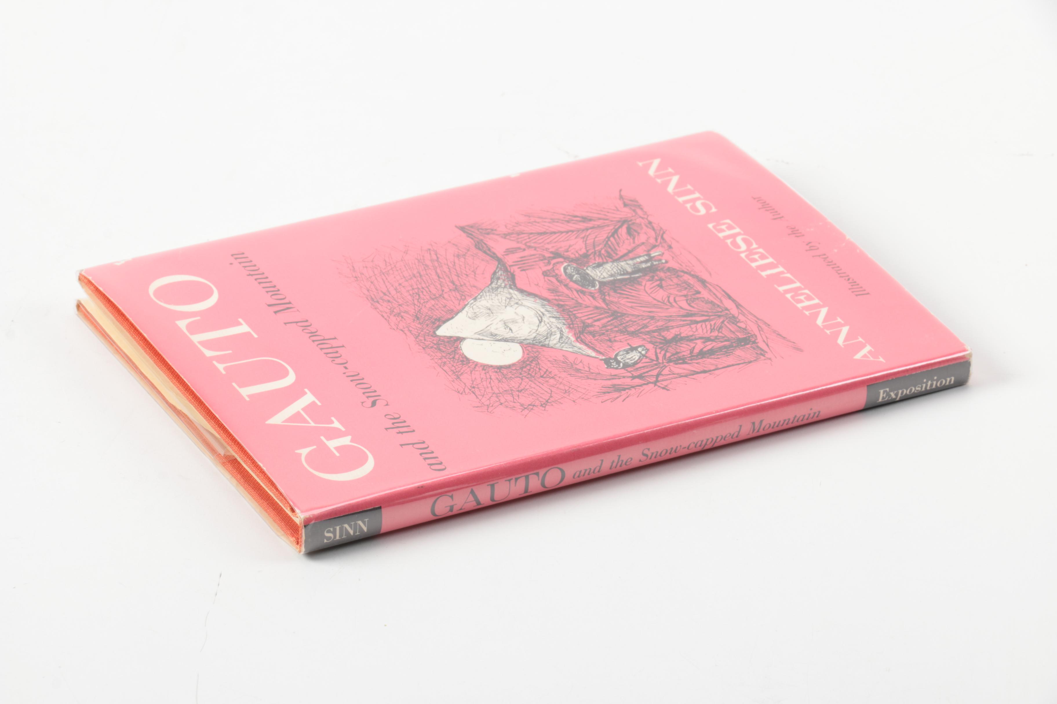 1960 Signed First Edition "Gauto and The Snow-Capped Mountain" by Anneliese Sinn