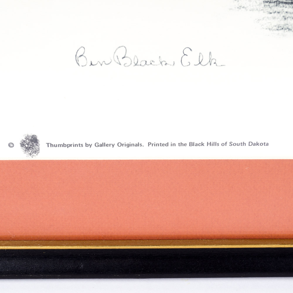 Pair of Framed Prints of Native American Portraits After Jacqueline Rochester