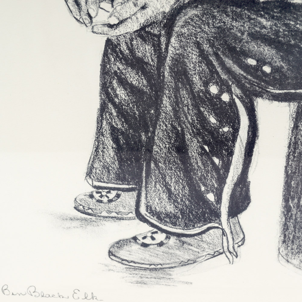 Pair of Framed Prints of Native American Portraits After Jacqueline Rochester