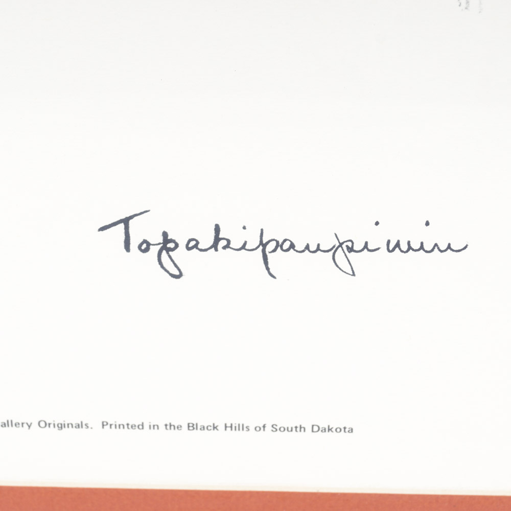 Pair of Framed Prints of Native American Portraits After Jacqueline Rochester