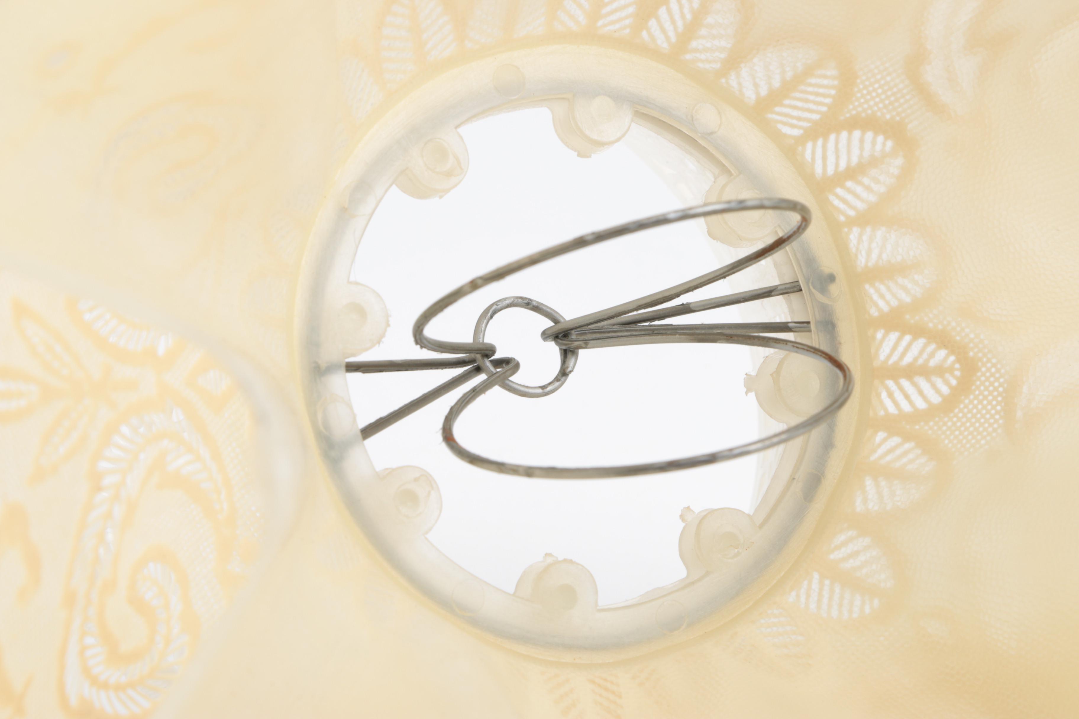 Vintage Figural Table Lamp with Candy Dish