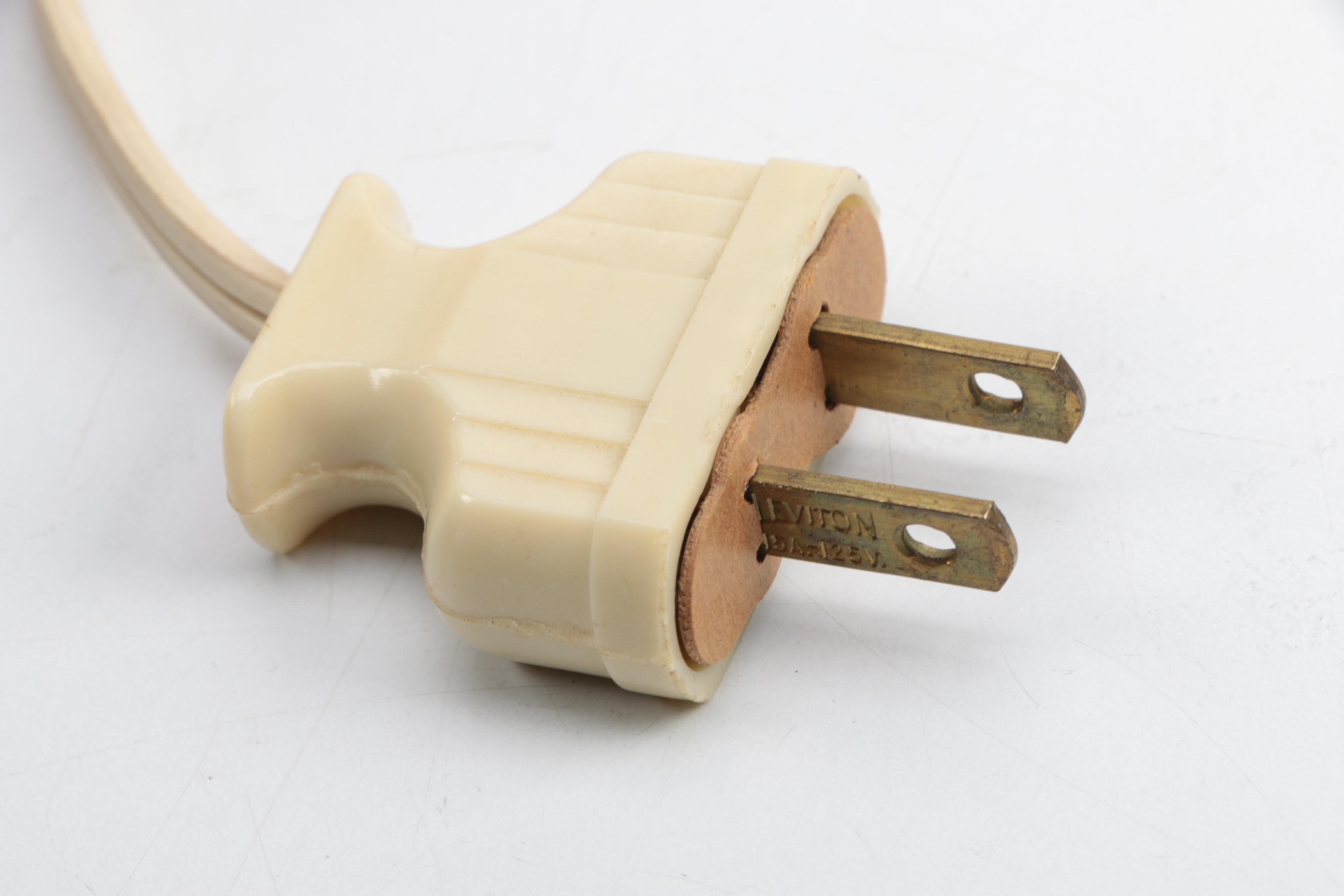 Vintage Figural Table Lamp with Candy Dish