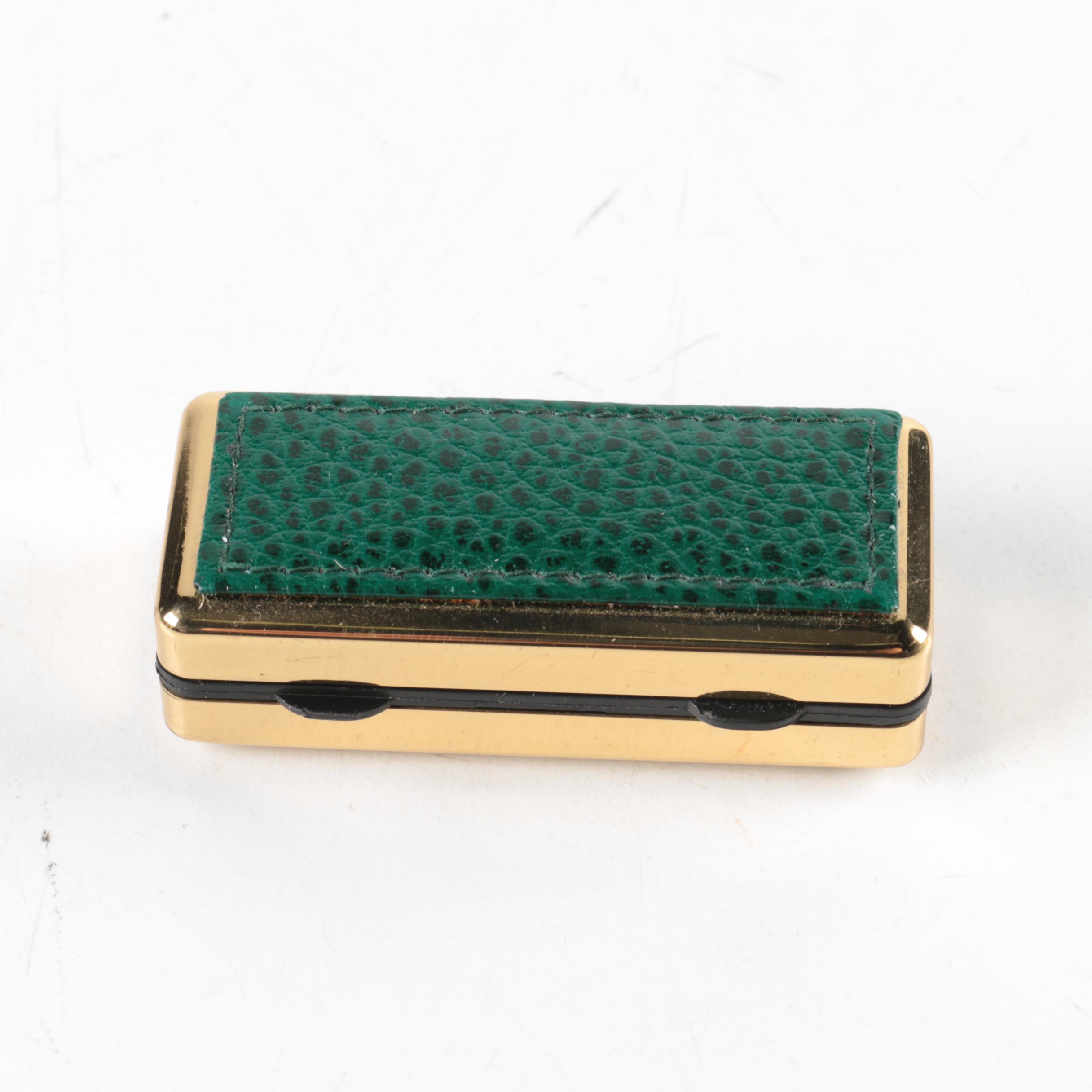 Smythson Leather Contact Lens Case