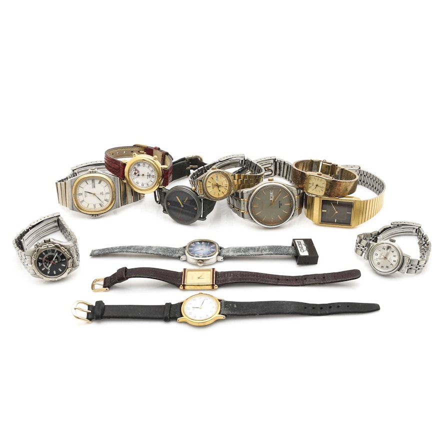 Assortment of Seiko Wristwatches