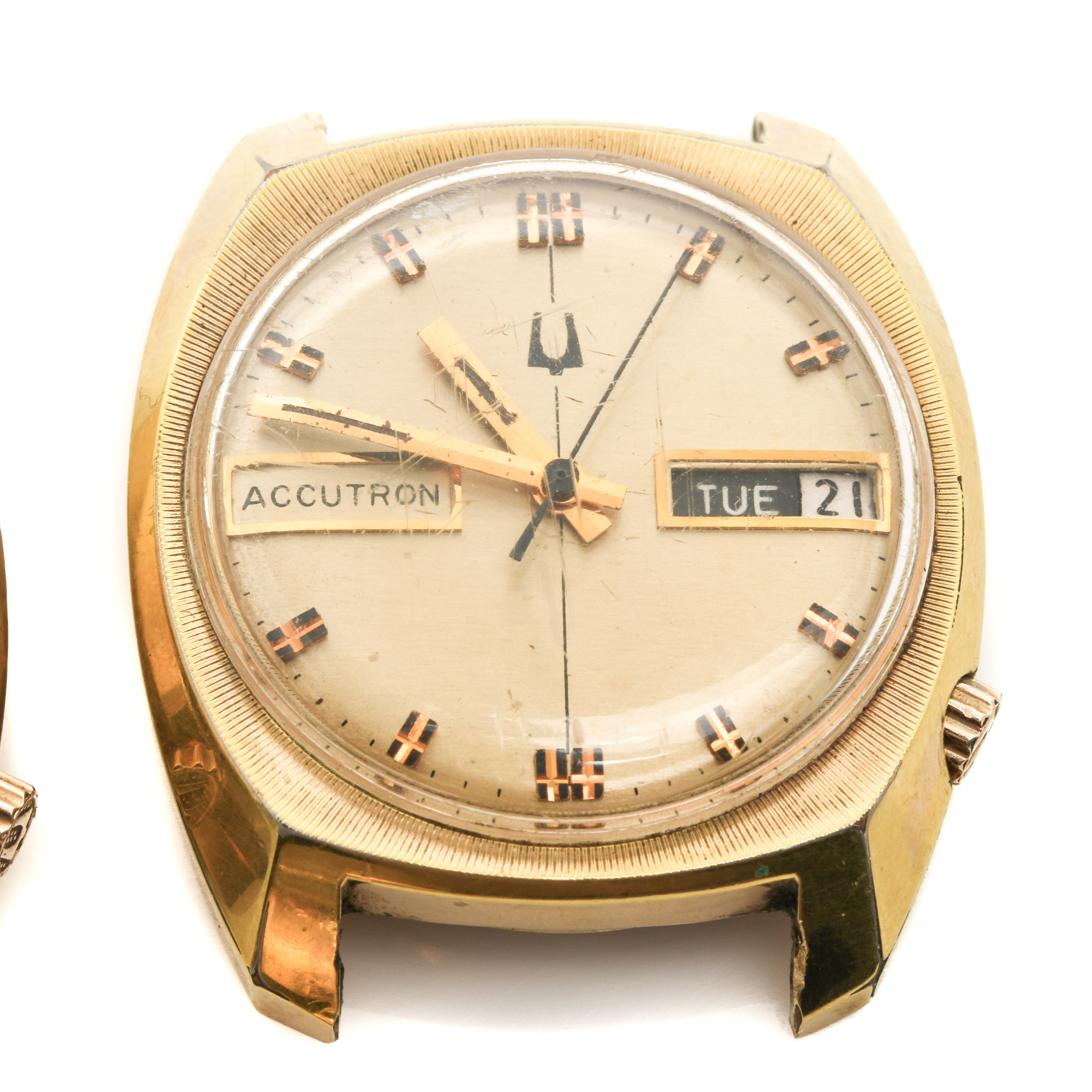 Assortment of Bulova Rolled Gold Plate and Gold Electroplate Watch Heads