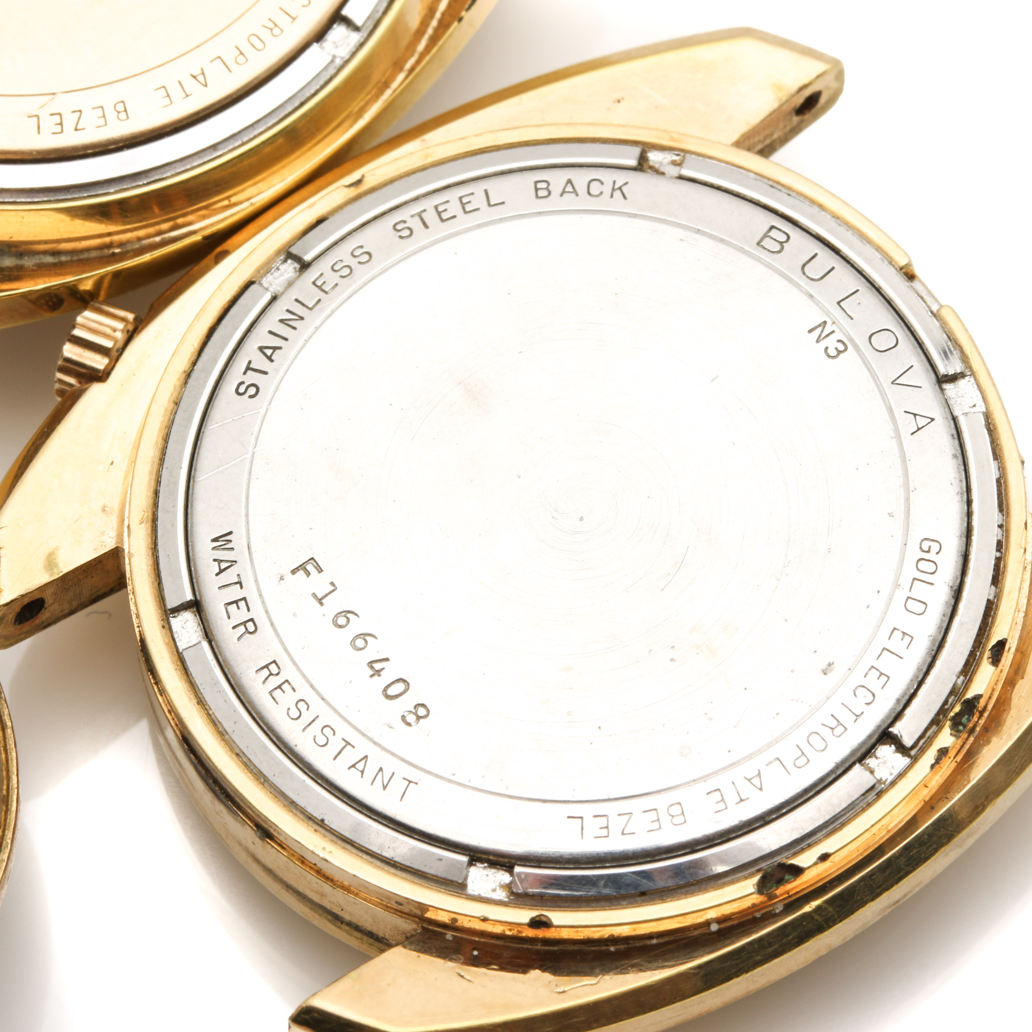 Assortment of Bulova Rolled Gold Plate and Gold Electroplate Watch Heads