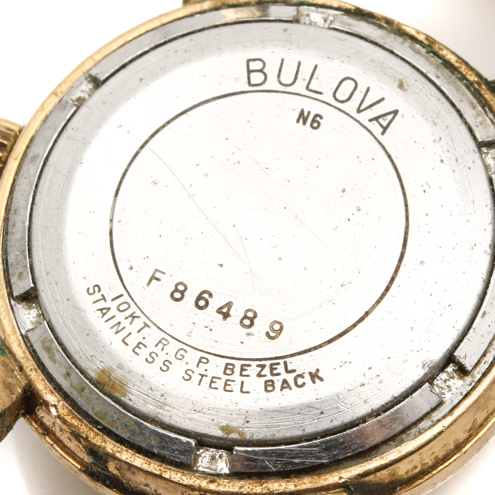 Assortment of Bulova Rolled Gold Plate and Gold Electroplate Watch Heads