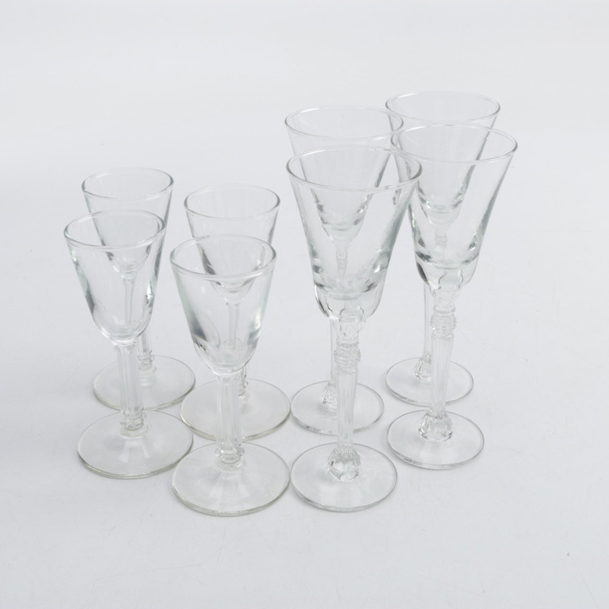 Stemmed Cordial Glasses