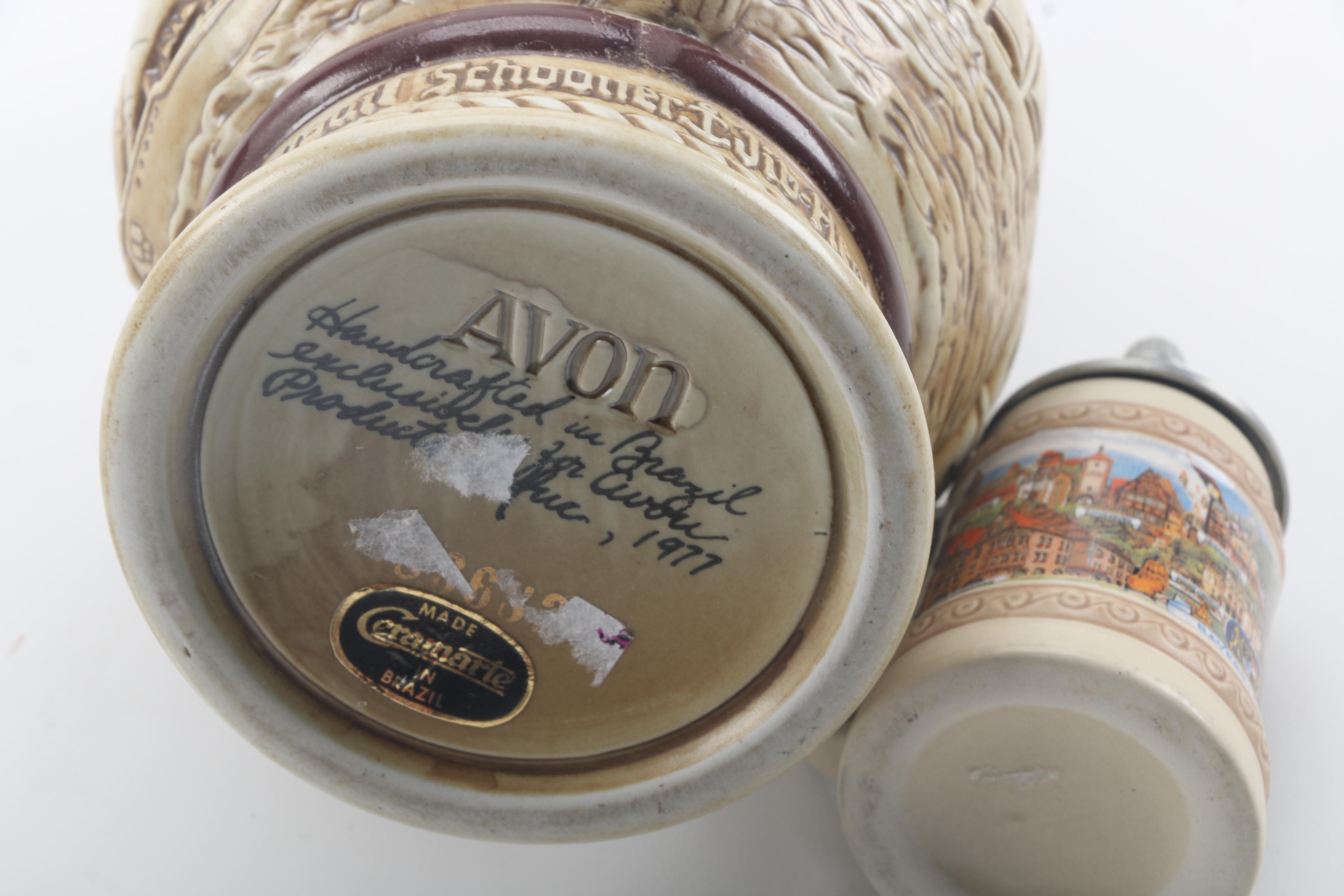 Stoneware Beer Steins