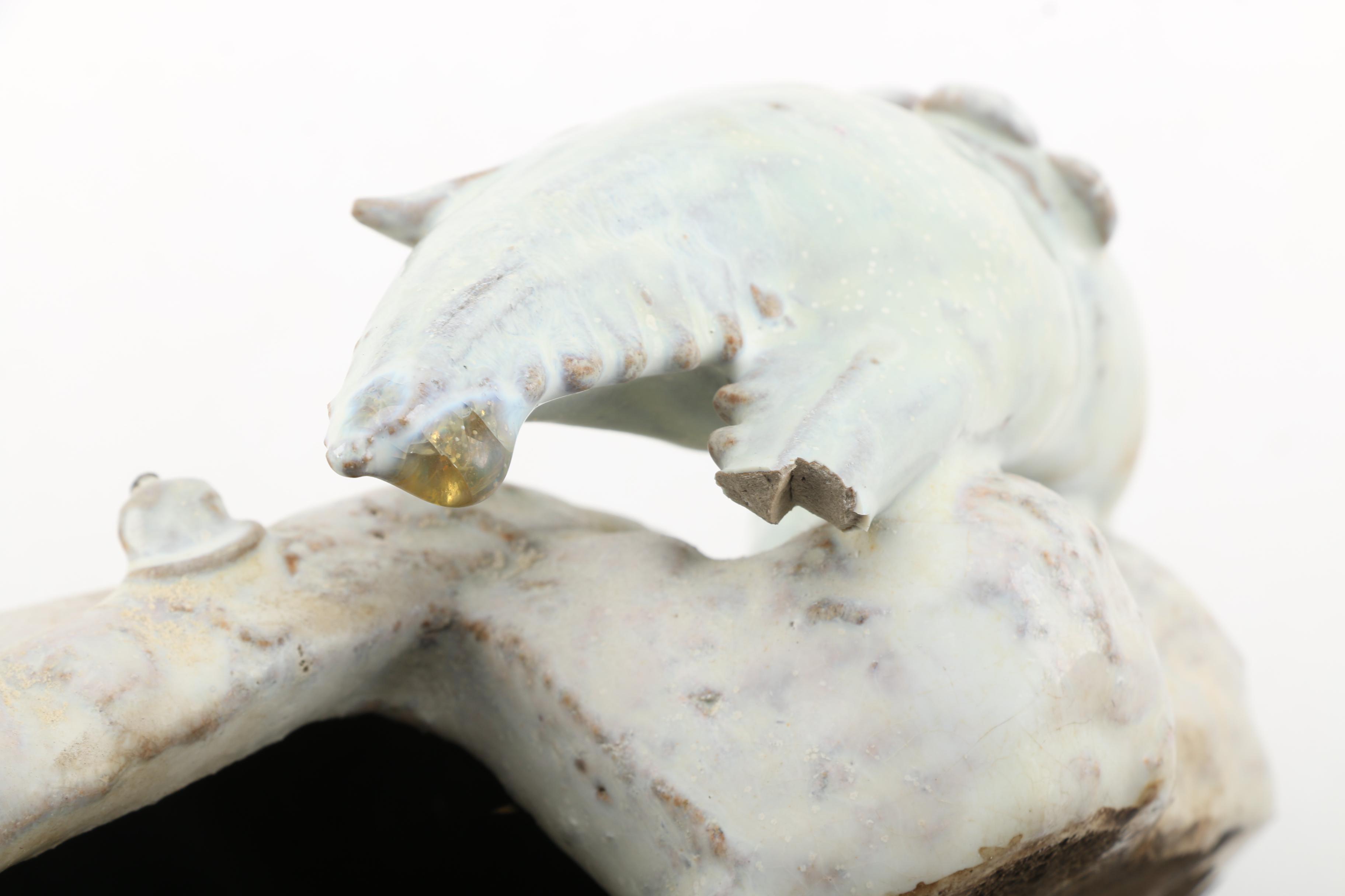 Ceramic Figural Crab Sculpture