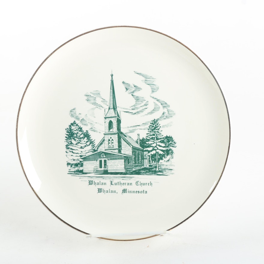 Whalan Lutheran Church Commemorative Plate