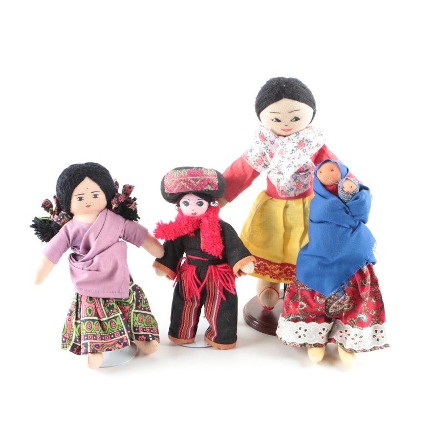 Vintage International Souvenir Dolls