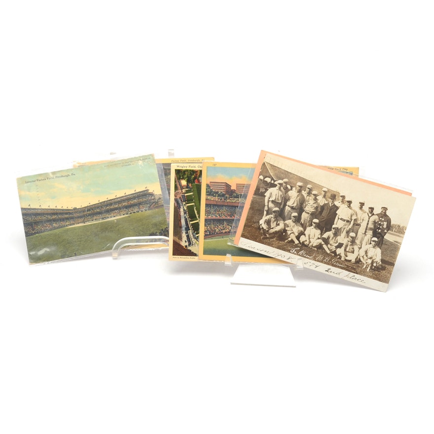 Antique and Vintage Baseball Postcards