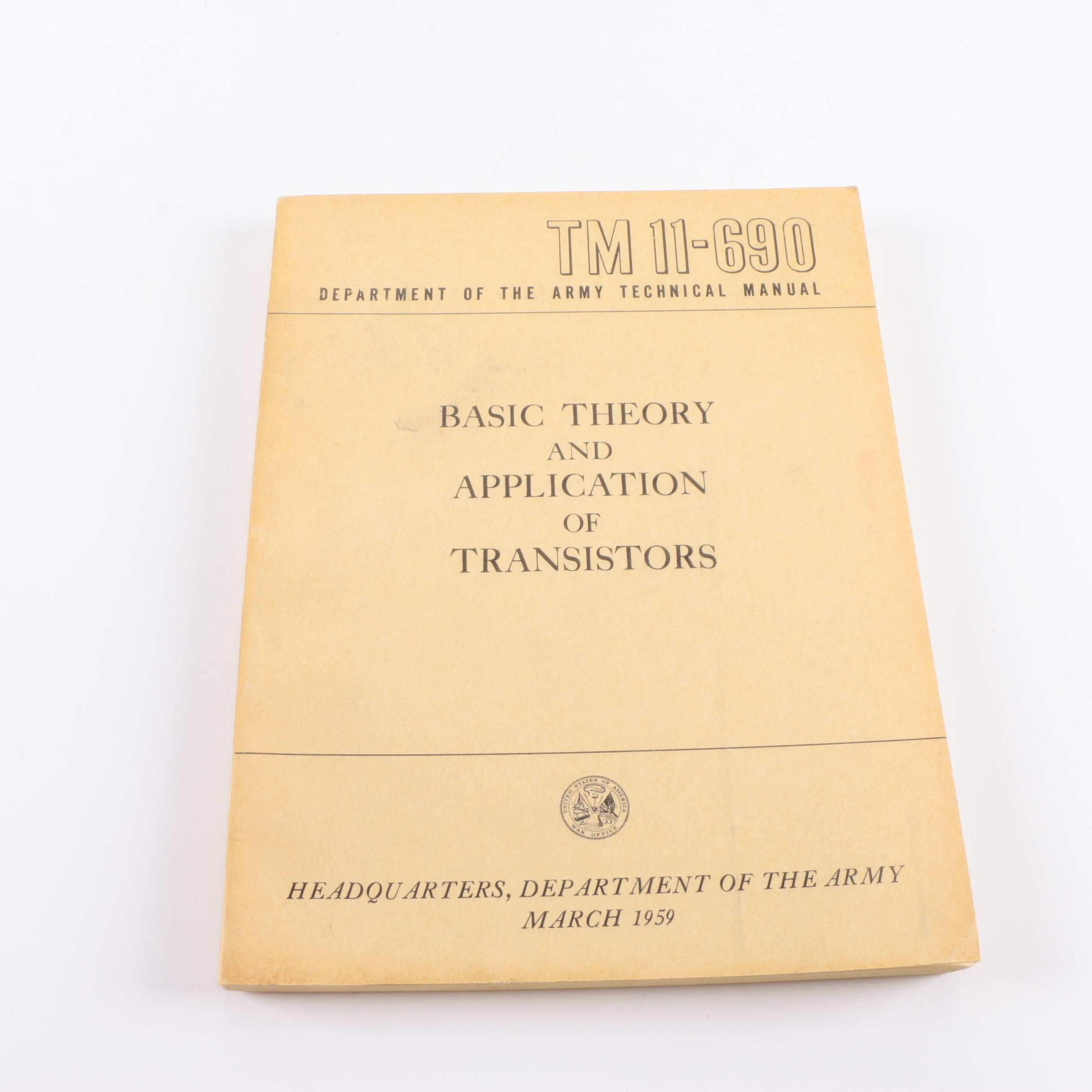 1950s Army Technical Manuals and 1914 "Pictorial Mileage Road Book"