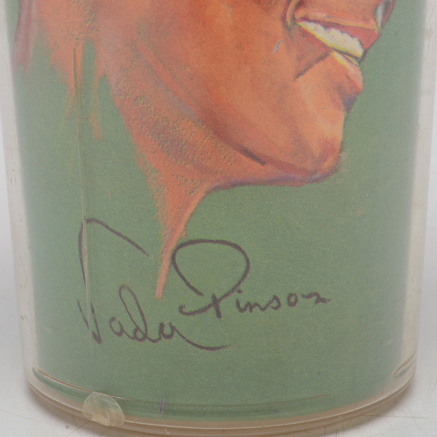 1966 Vada Pinson Cincinnati Reds Volpe Photo Cup