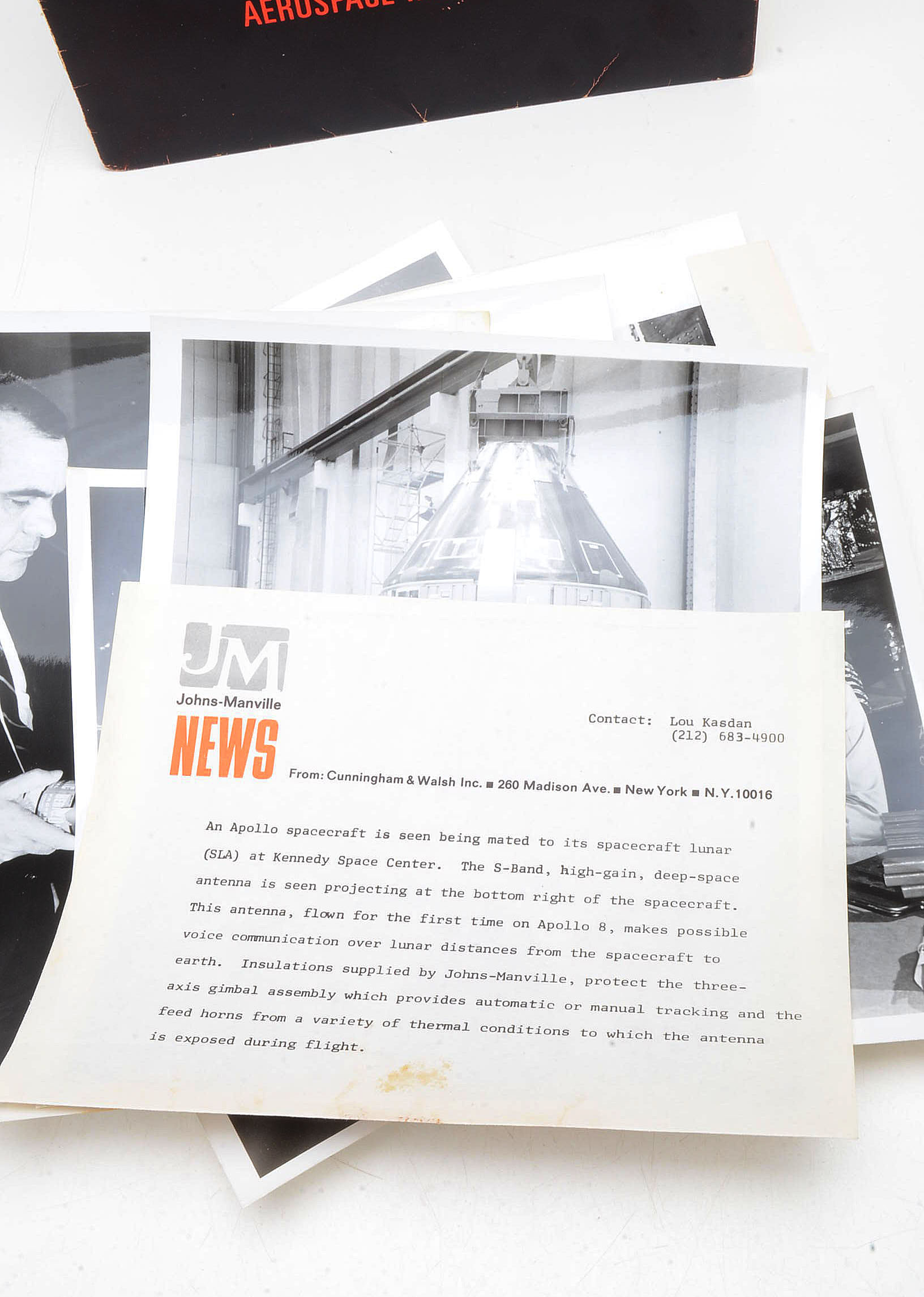 1960s "Project Apollo" Documents and Photographs