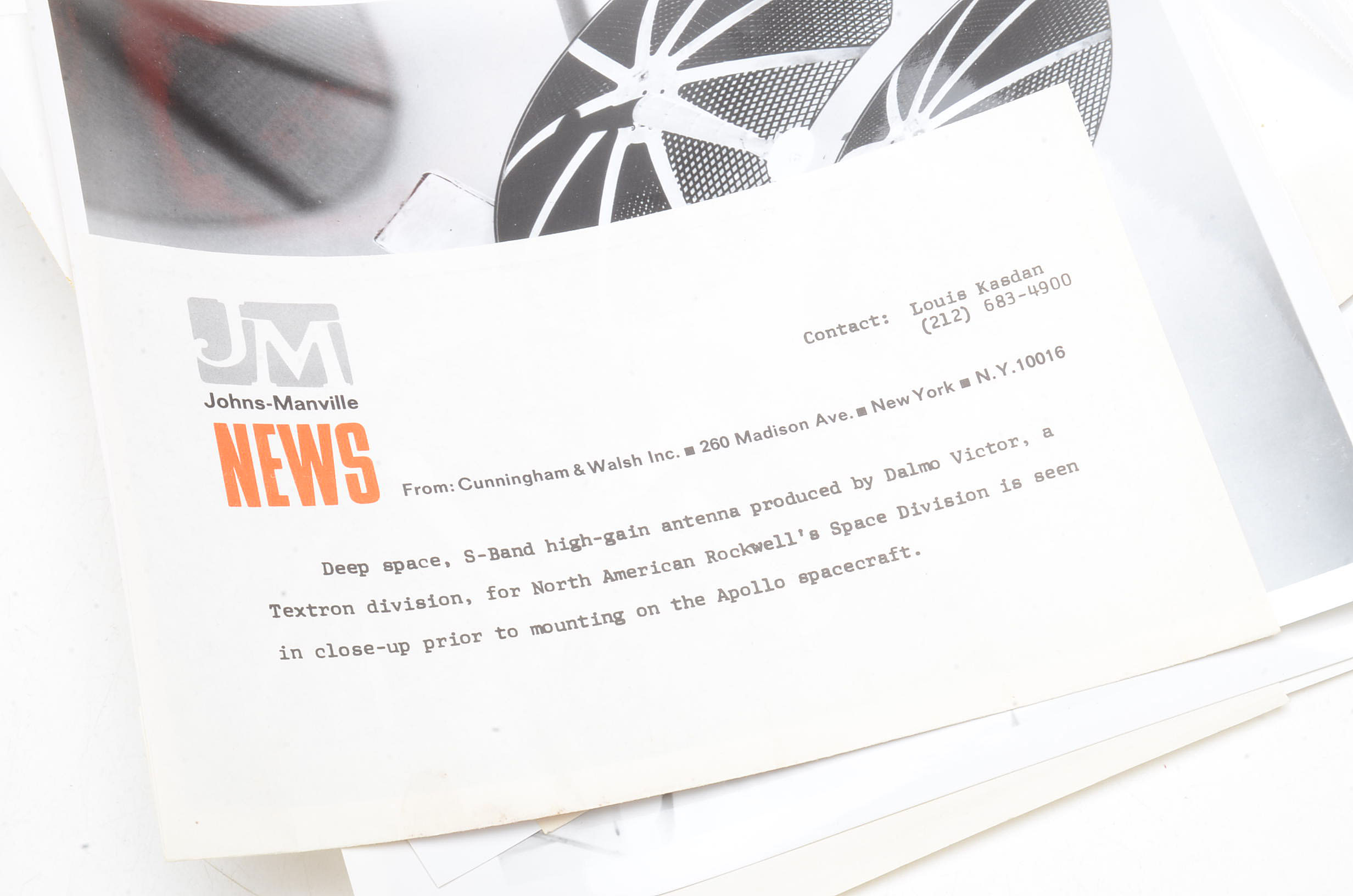 1960s "Project Apollo" Documents and Photographs