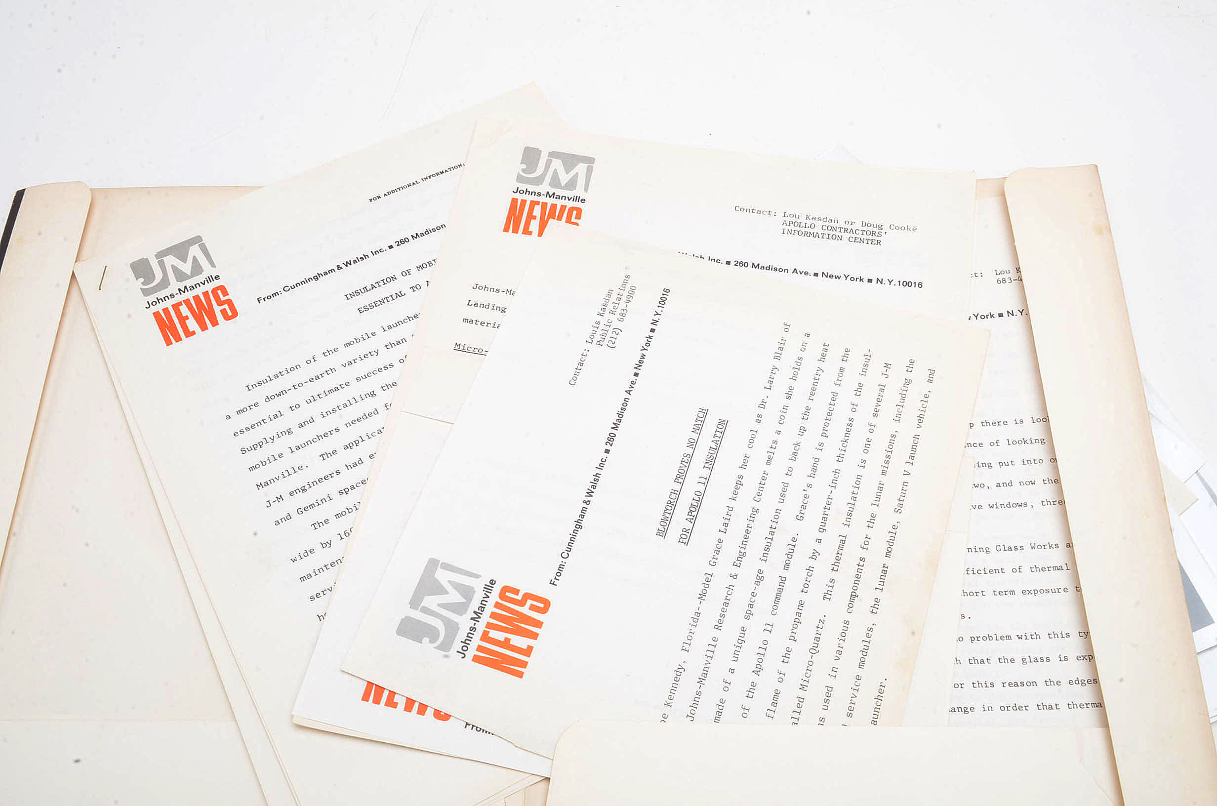 1960s "Project Apollo" Documents and Photographs