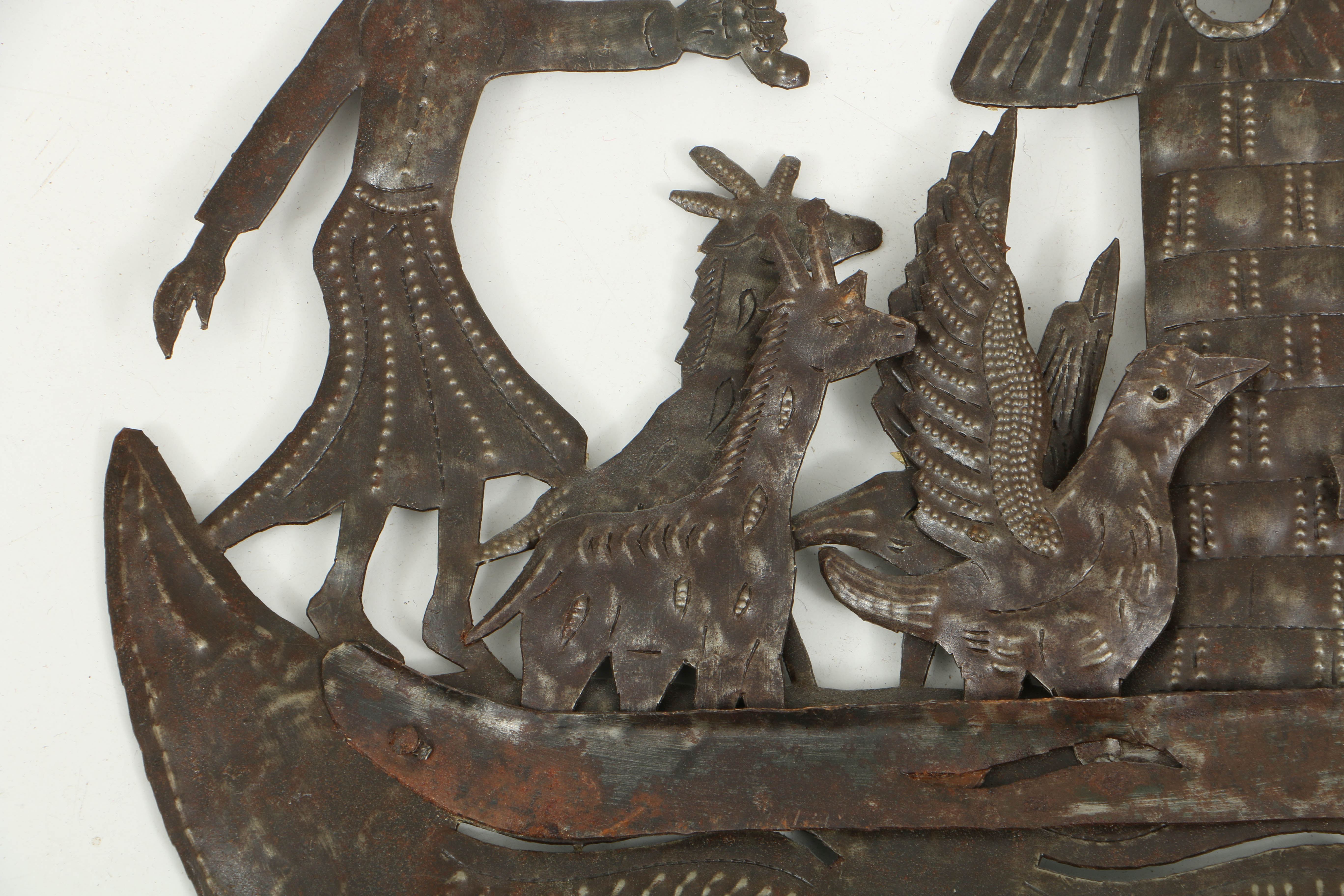 Jonas Balan Haitian Metal Wall Art Of Noah's Ark