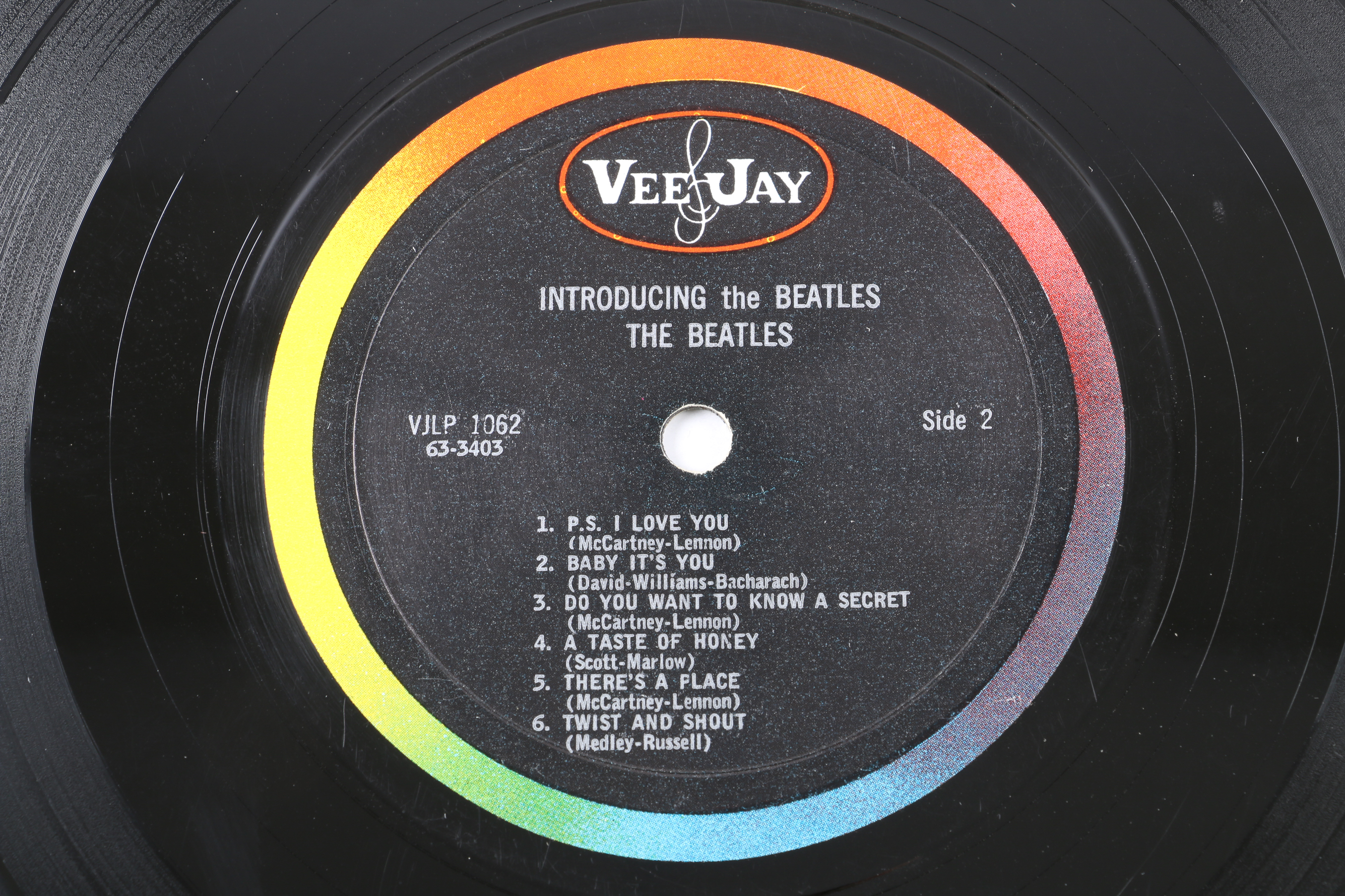 "Introducing ... The Beatles" 1964 Bootleg US LP