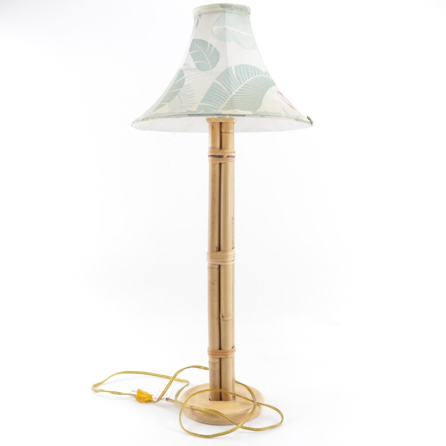 Retro Style Bamboo Table Lamp