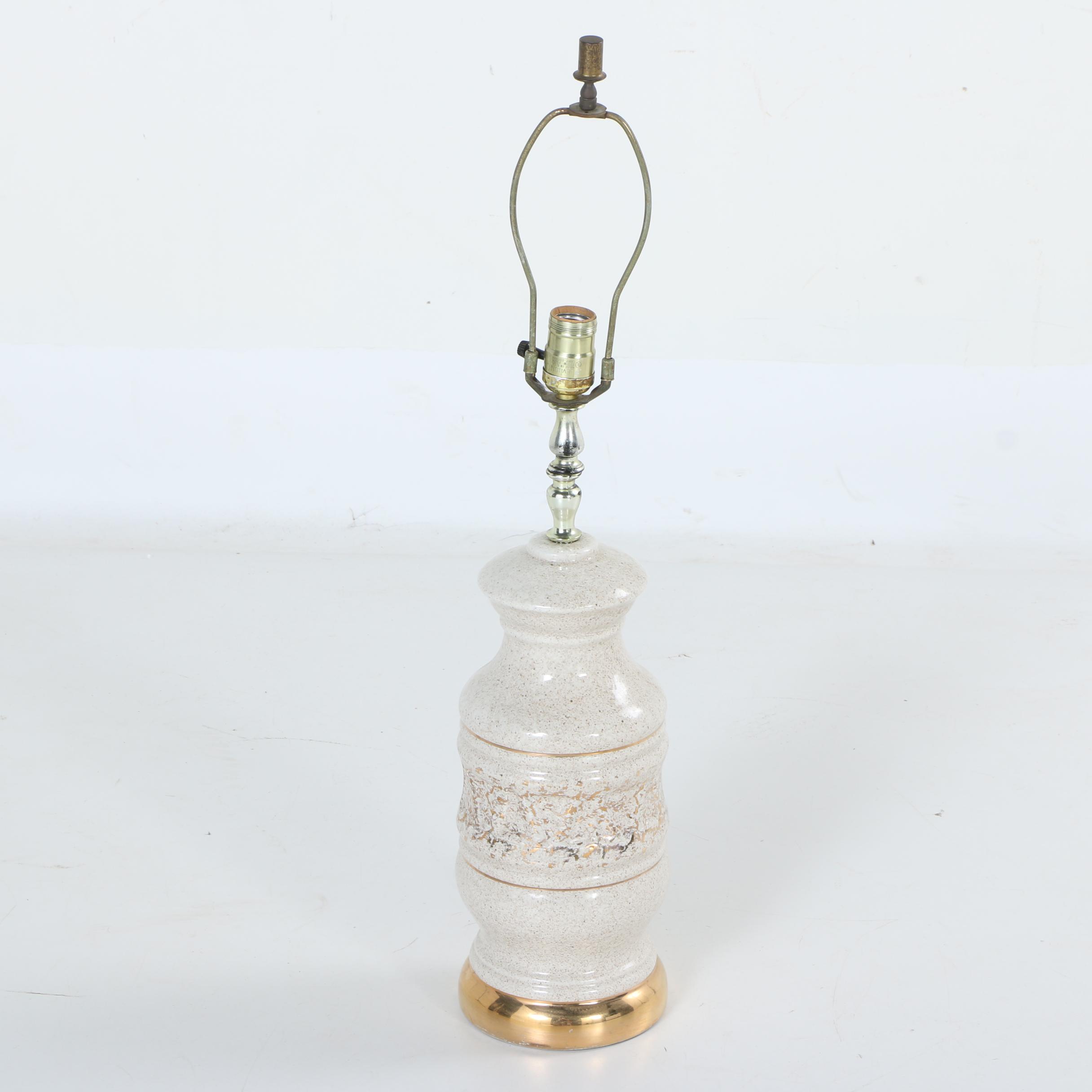 Gilded Ceramic Table Lamp