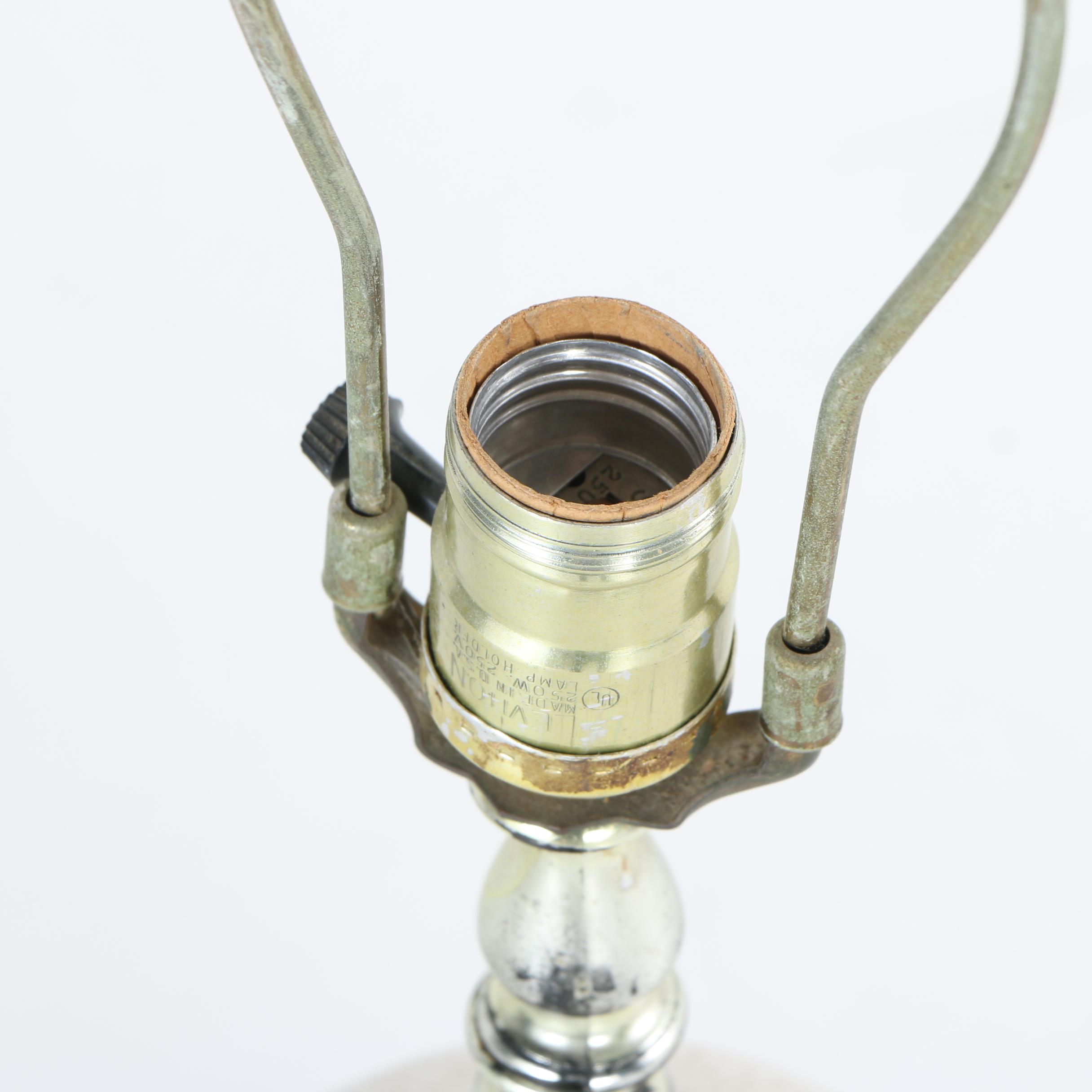 Gilded Ceramic Table Lamp