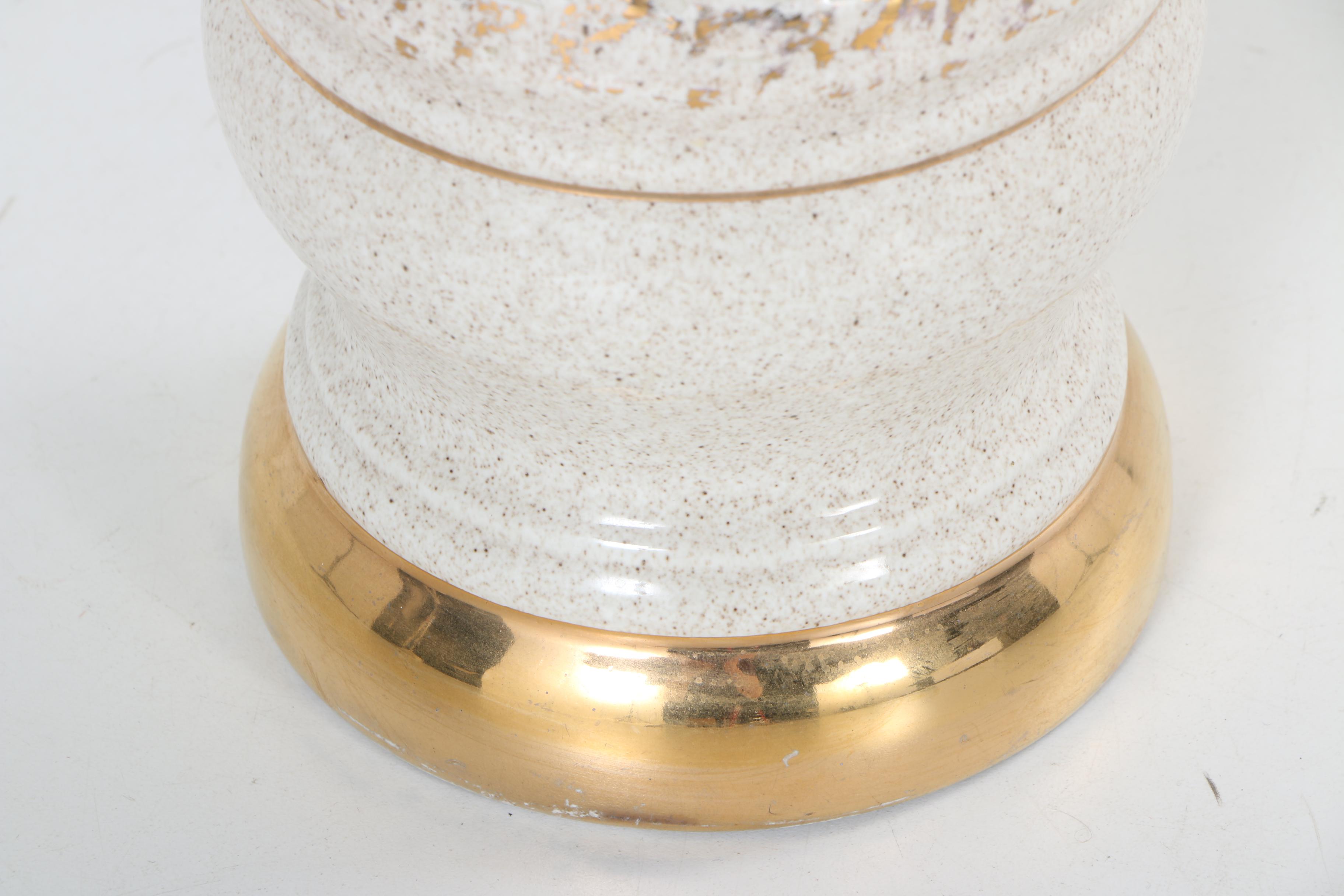 Gilded Ceramic Table Lamp