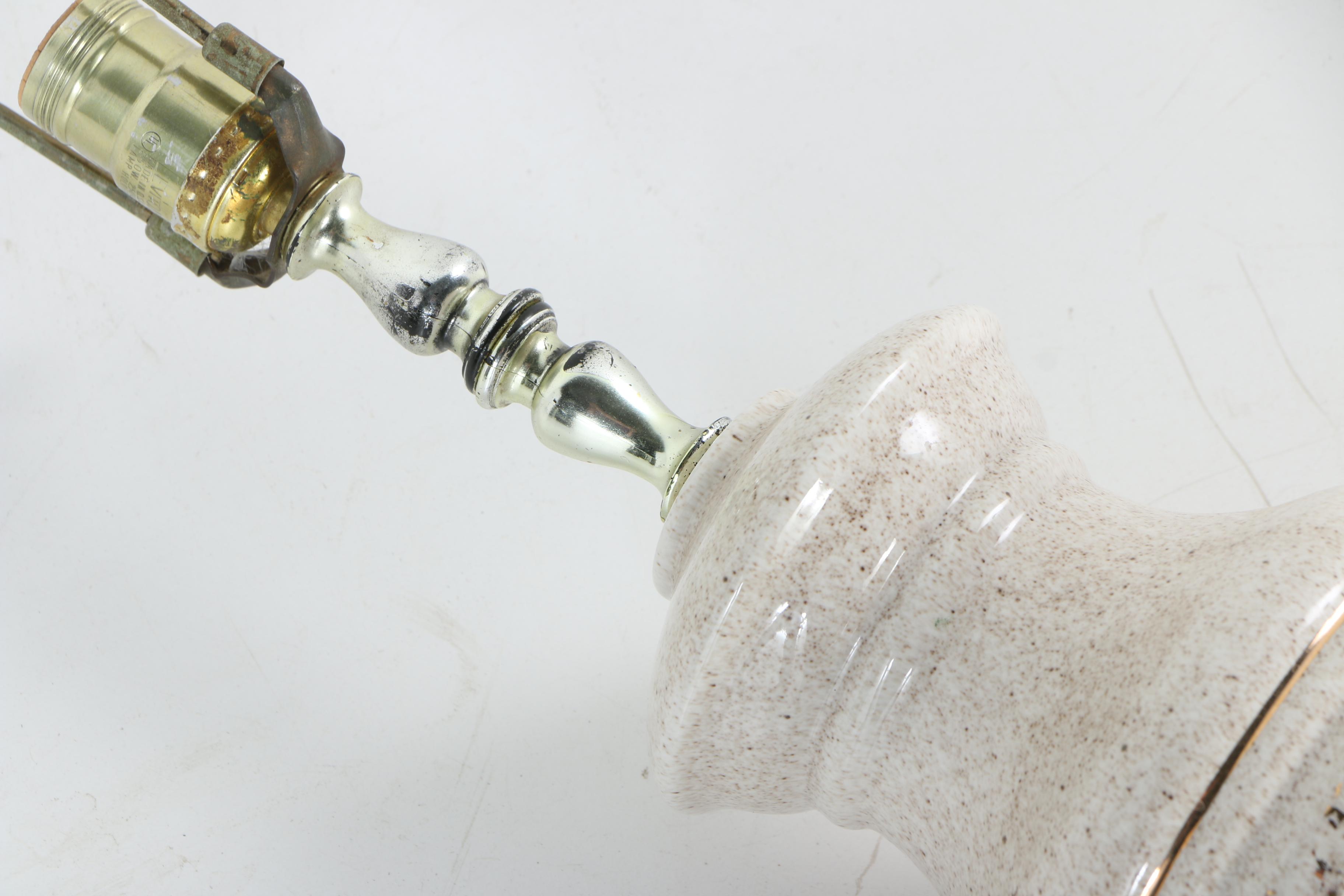 Gilded Ceramic Table Lamp