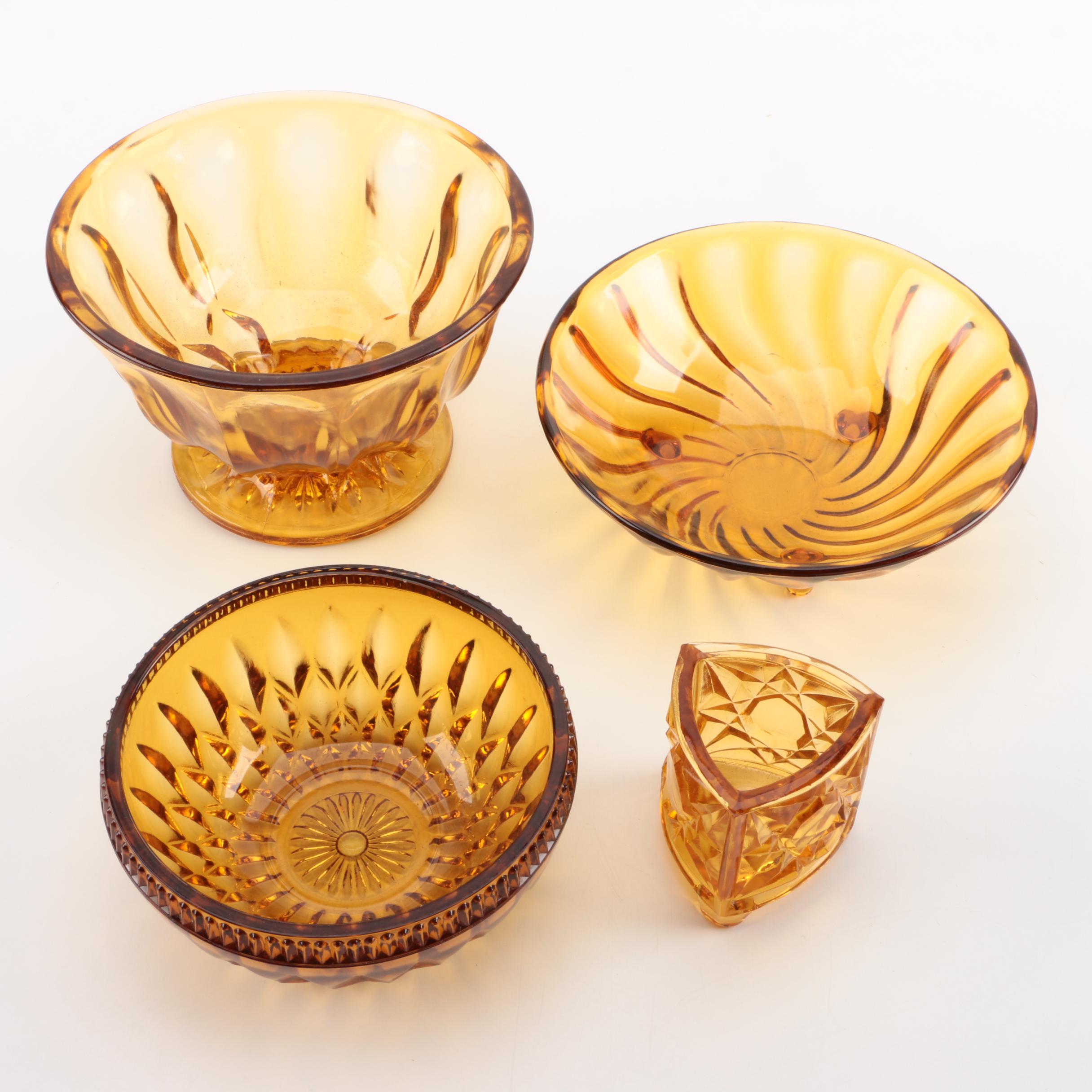 Amber Glass Decor
