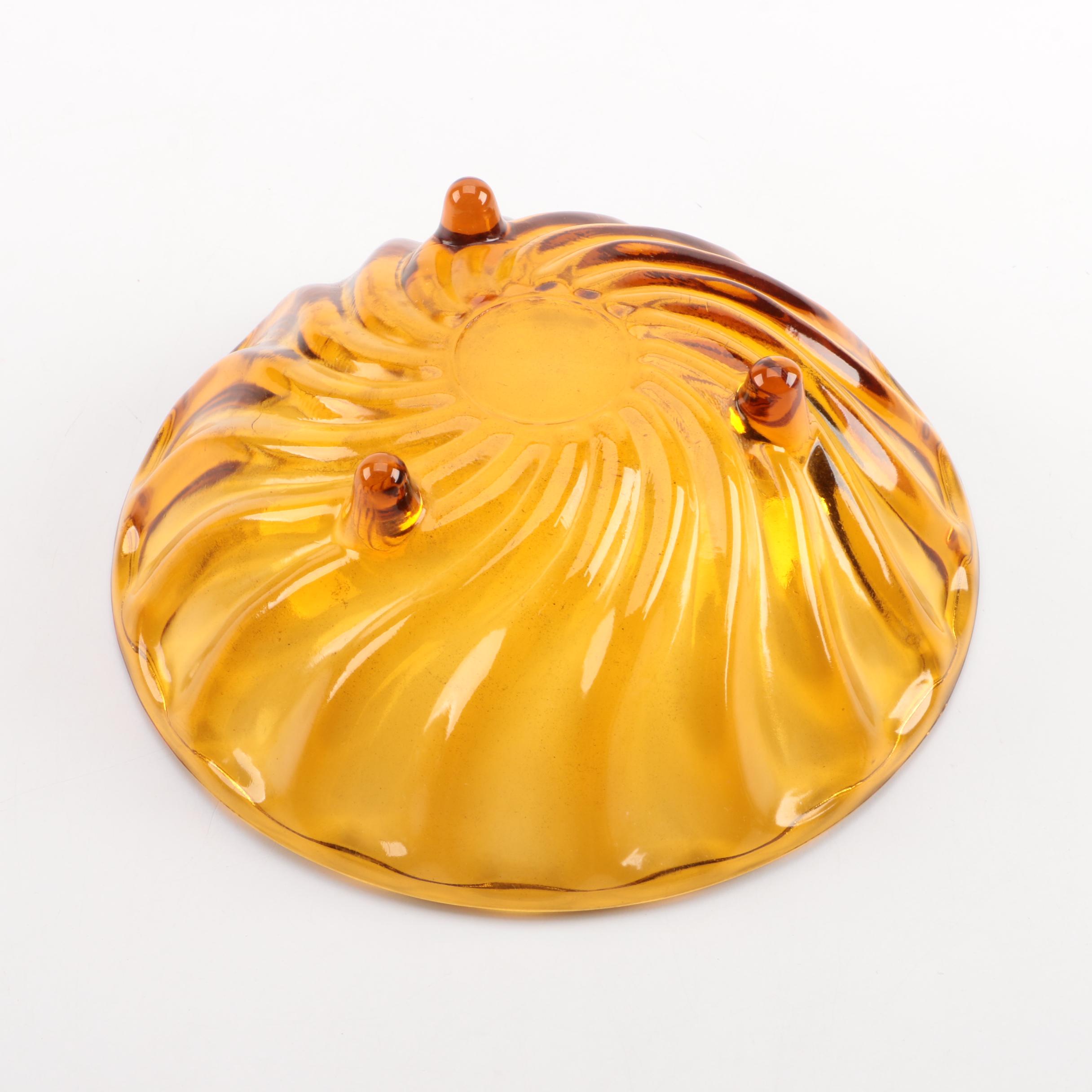 Amber Glass Decor