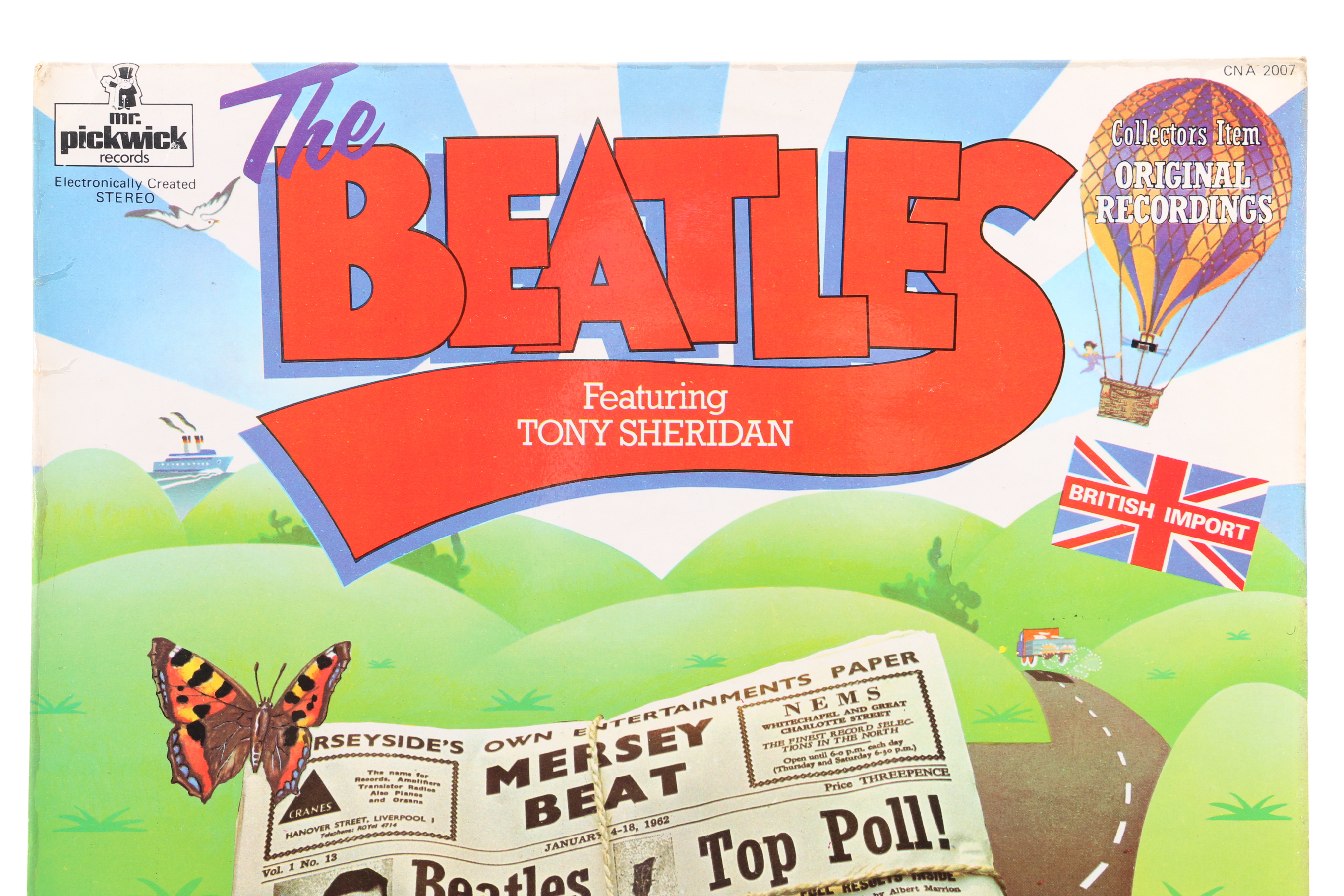 "The Beatles Featuring Tony Sheridan" 1976 UK Pressing LP