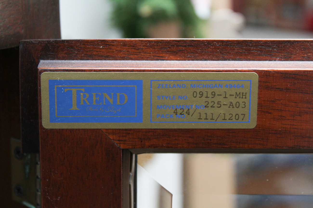 "Trend" Grandfather Clock by Sligh