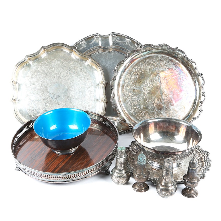 Sheffield, Gorham and Reed & Barton Silver Plate Serving Pieces