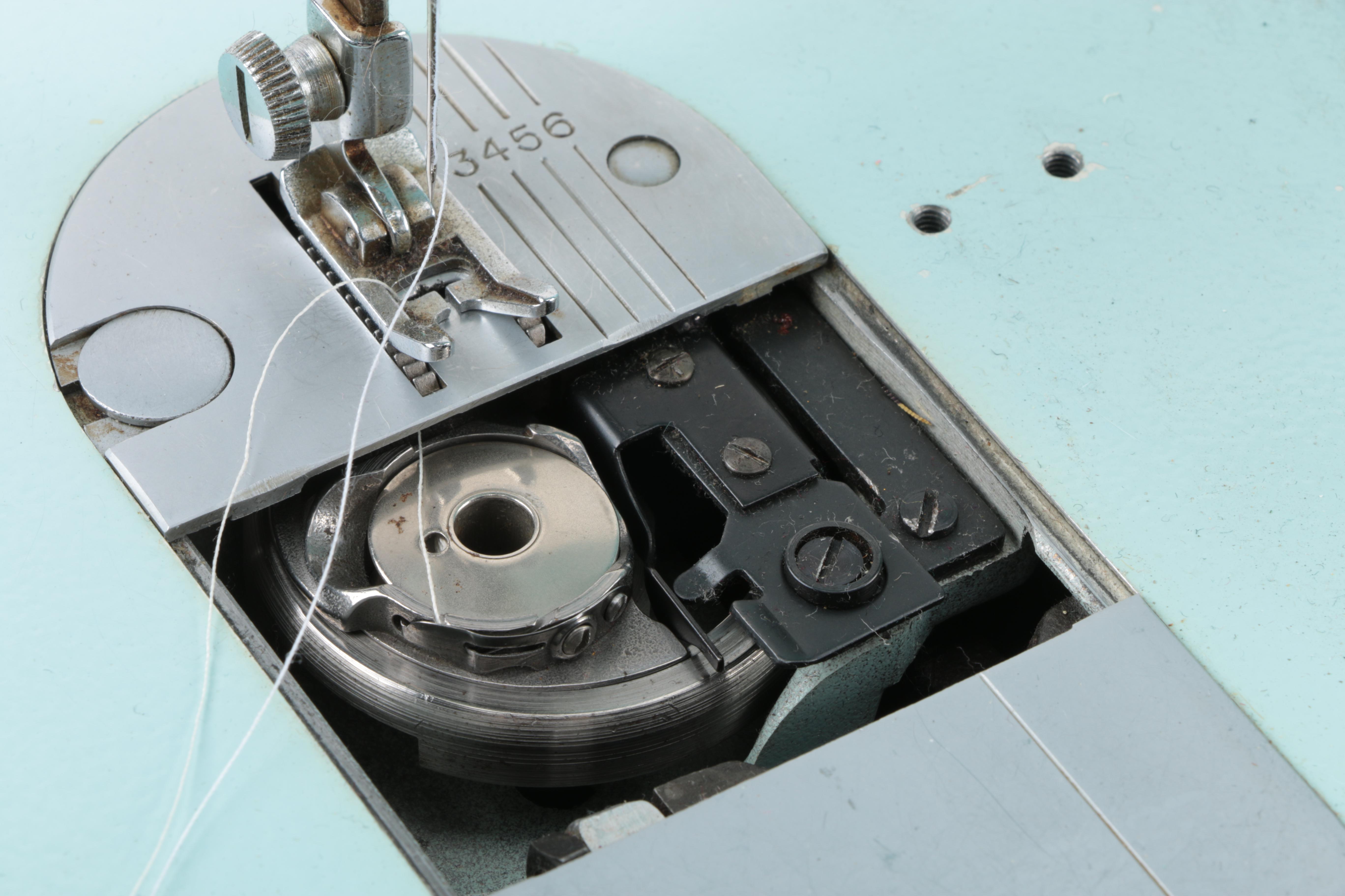 Vintage Singer Model 347 Portable Sewing Machine