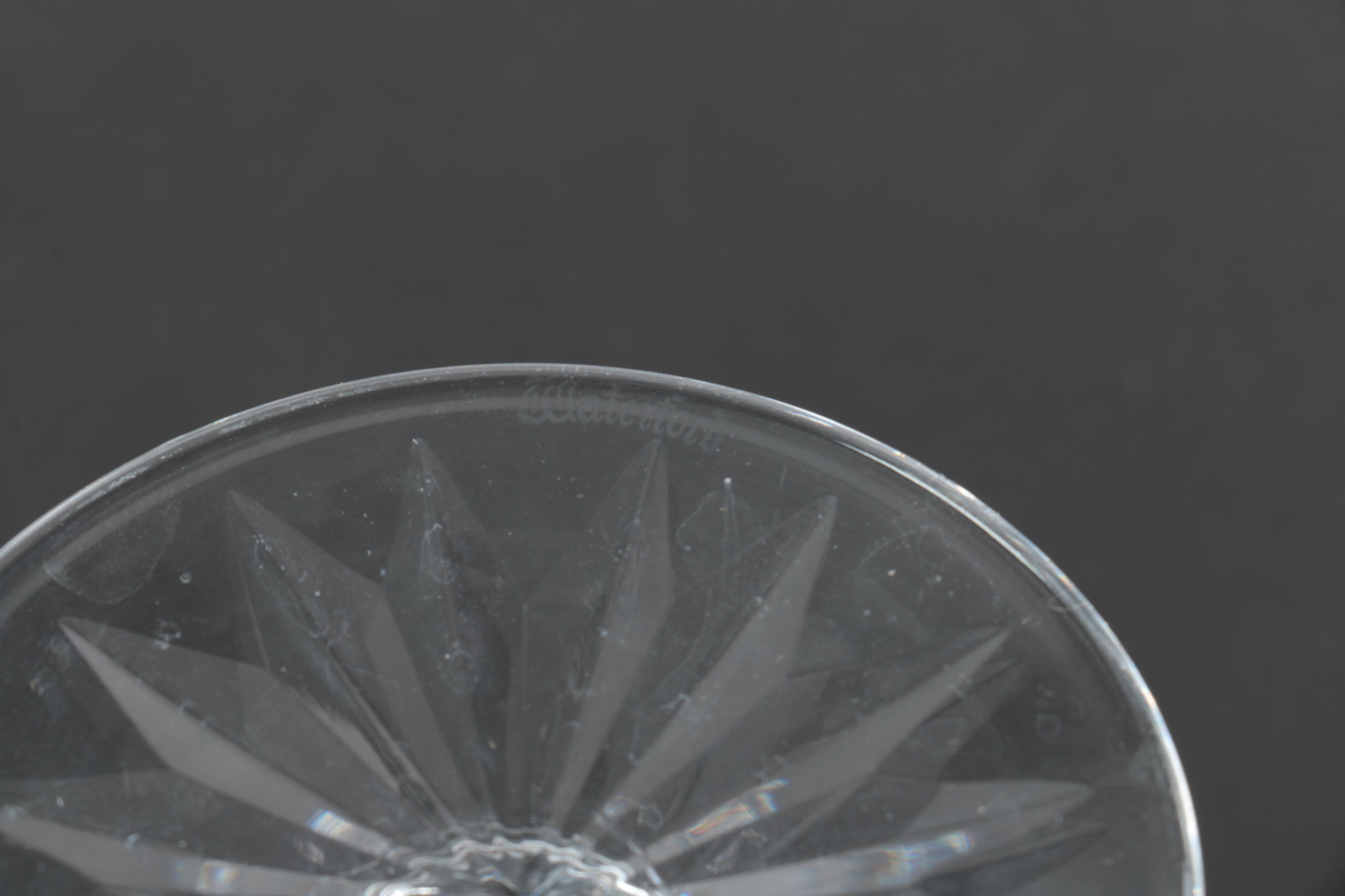 Waterford Crystal "Donegal" Champagne Shebert Glasses