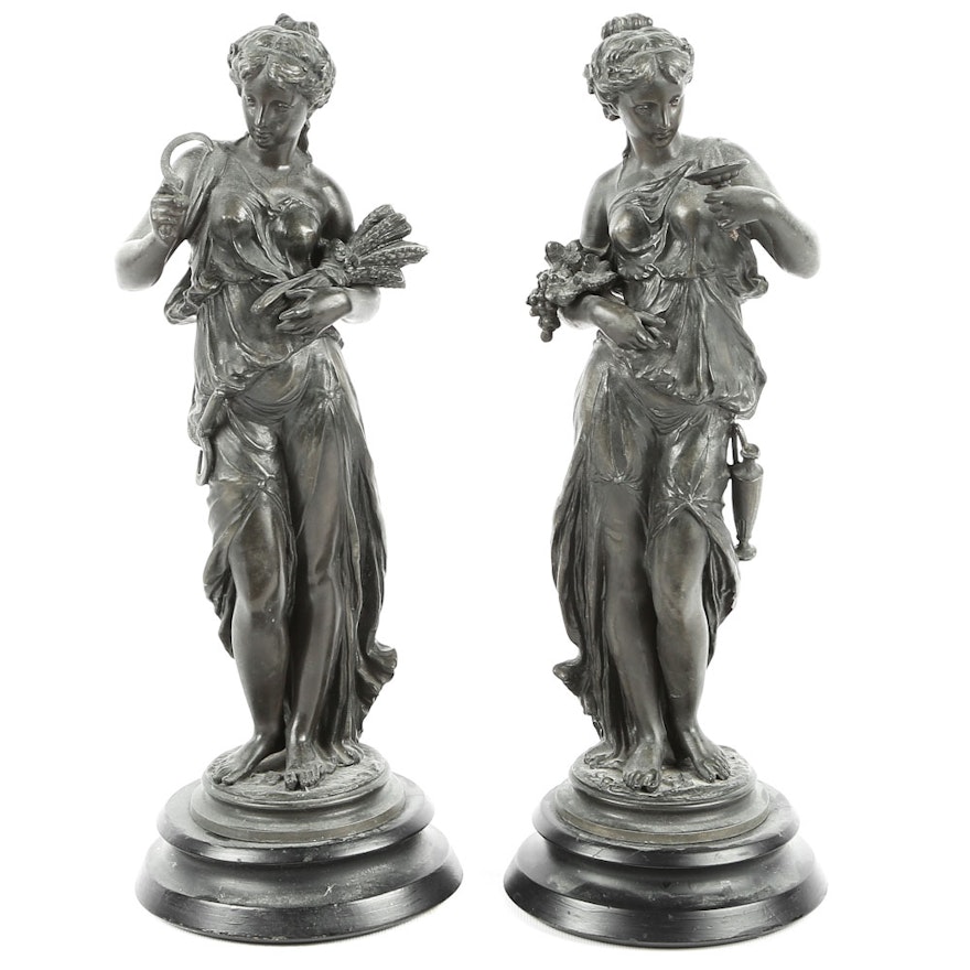 Grecian Goddess Sculptures