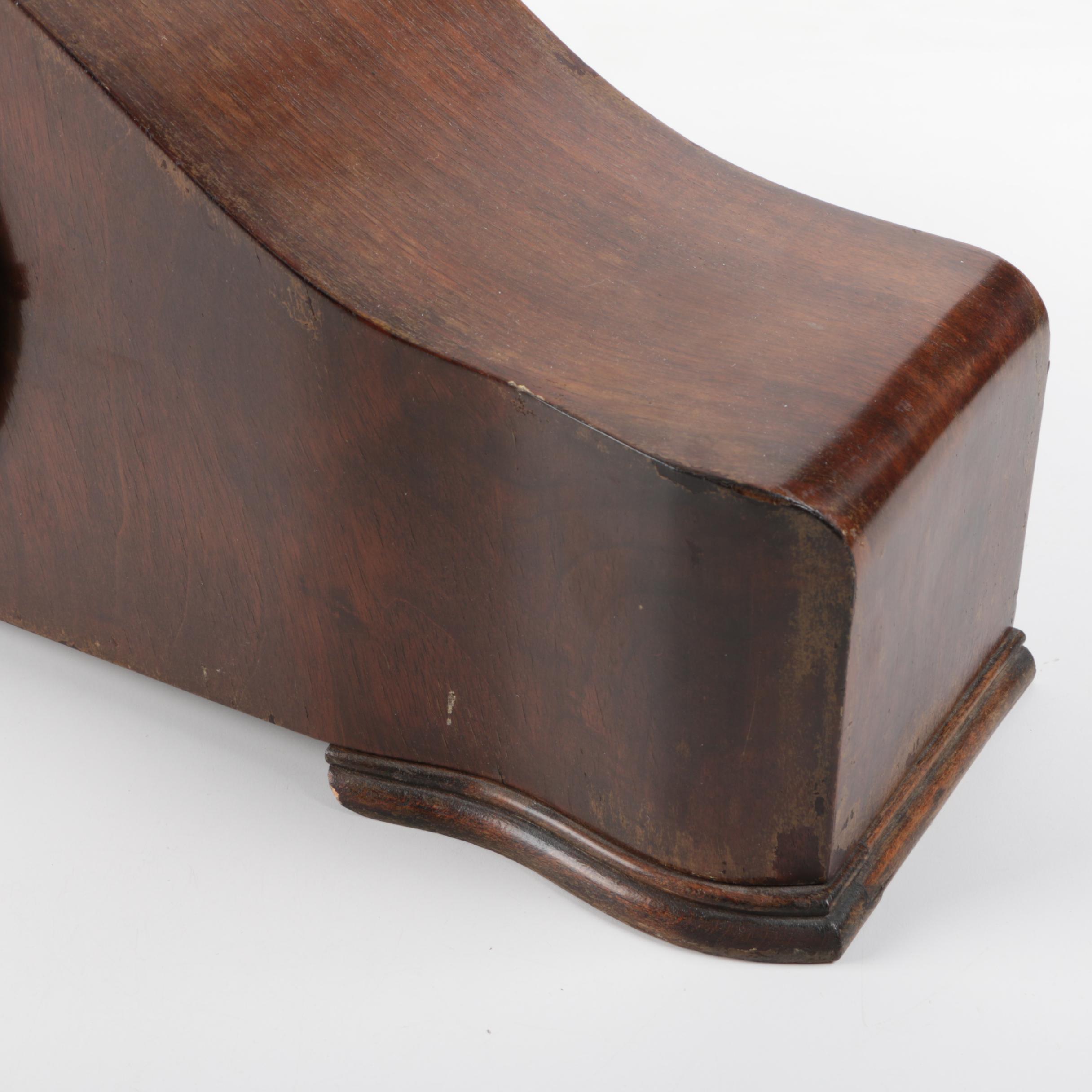 Vintage Art Deco Chiming Wooden Mantel Clock