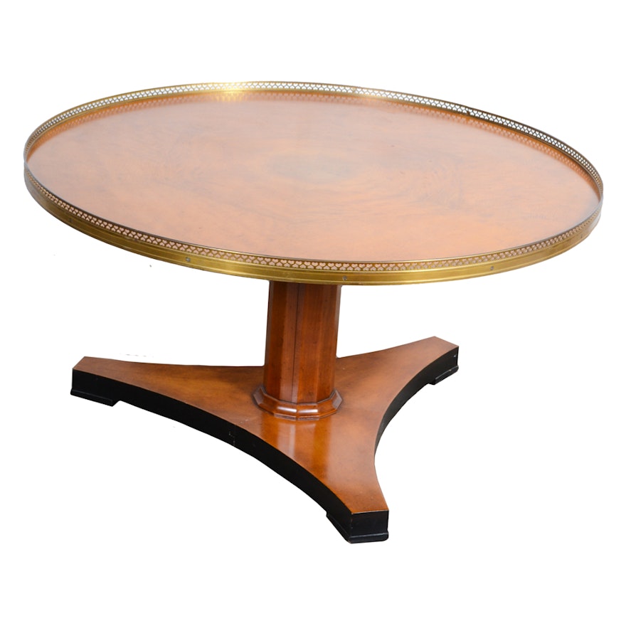 Regency Style Maple Pedestal Table