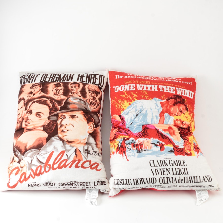 Pair of Movie Poster Pillows